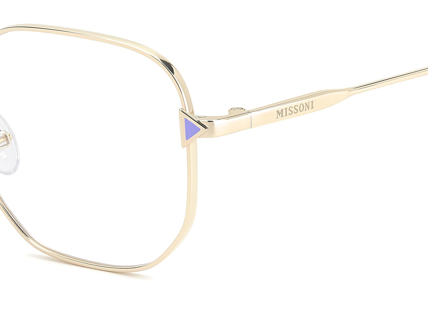 Occhiali da vista Missoni Mis 0262 110075 J5G colore gold forma quadrato 