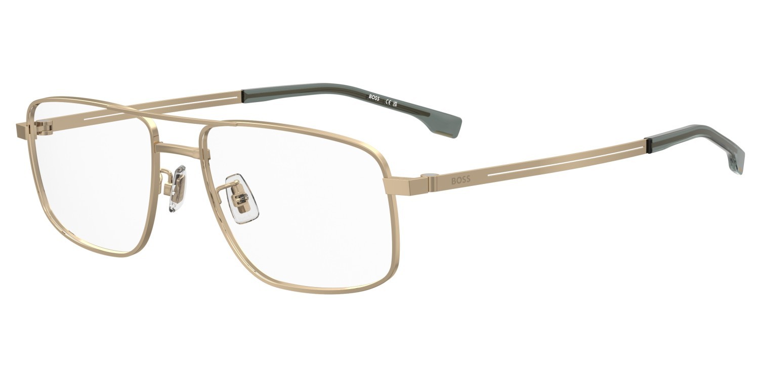 Eyeglasses Hugo Boss 1822/G 110077 J5G color gold shape navigator 