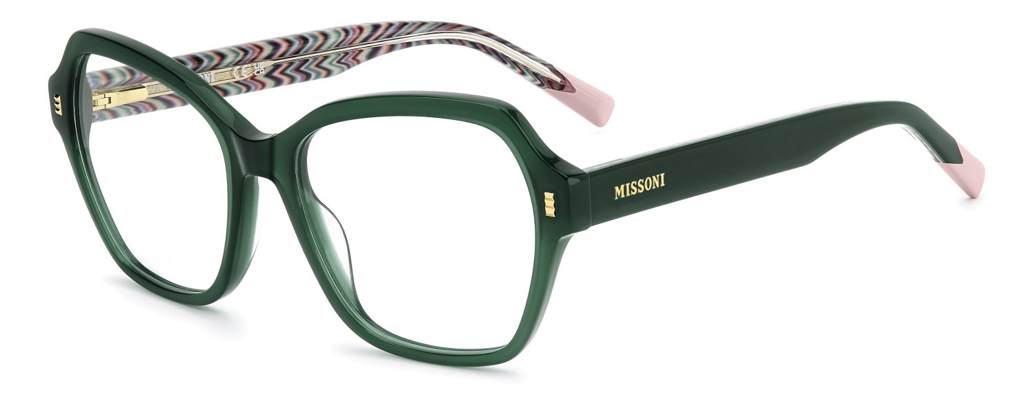 Occhiali da vista Missoni Mis 0258 110080 1ED colore green forma farfalla 