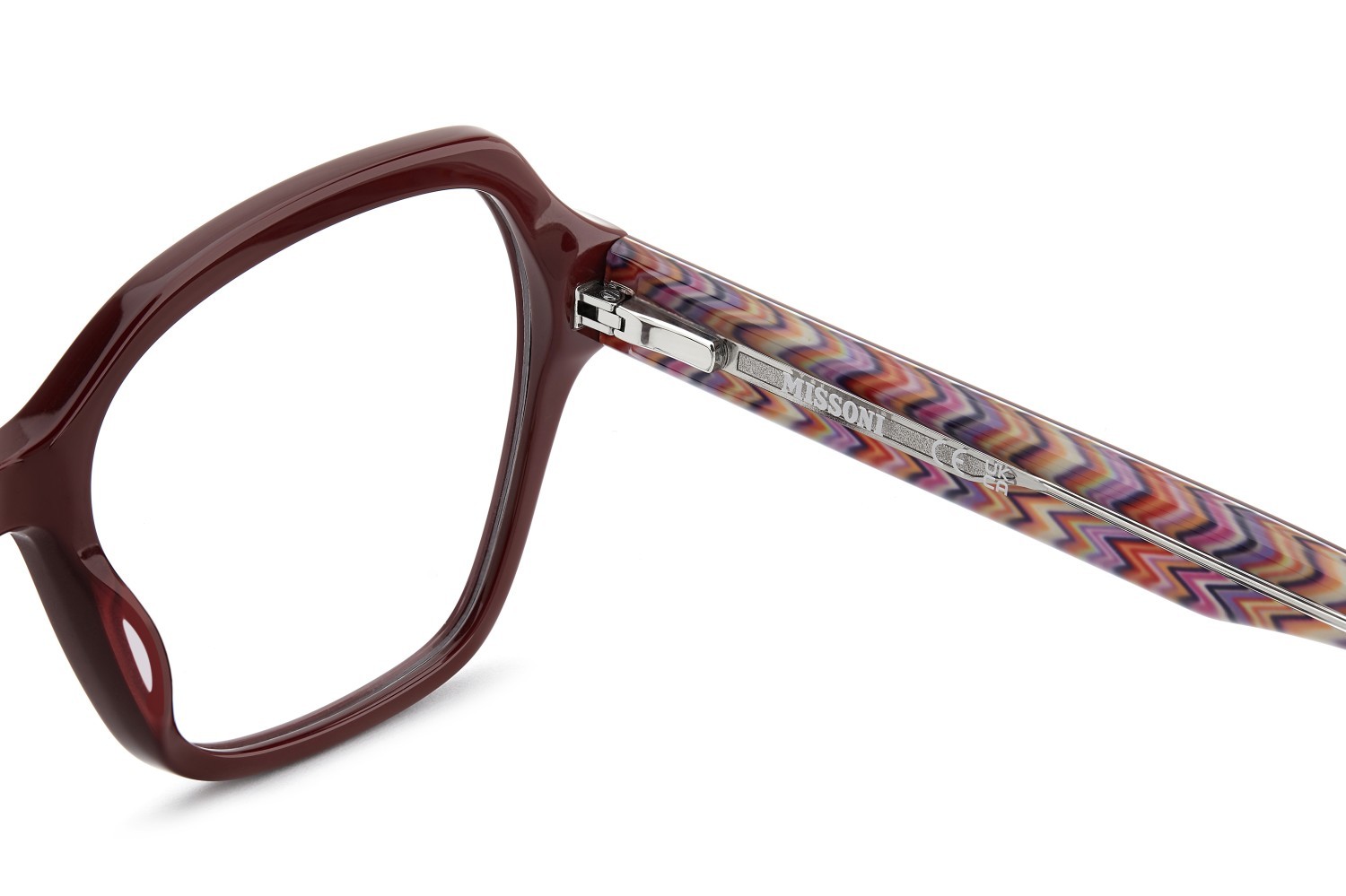 Occhiali da vista Missoni Mis 0258 110080 LHF colore burgundy 2 forma farfalla 