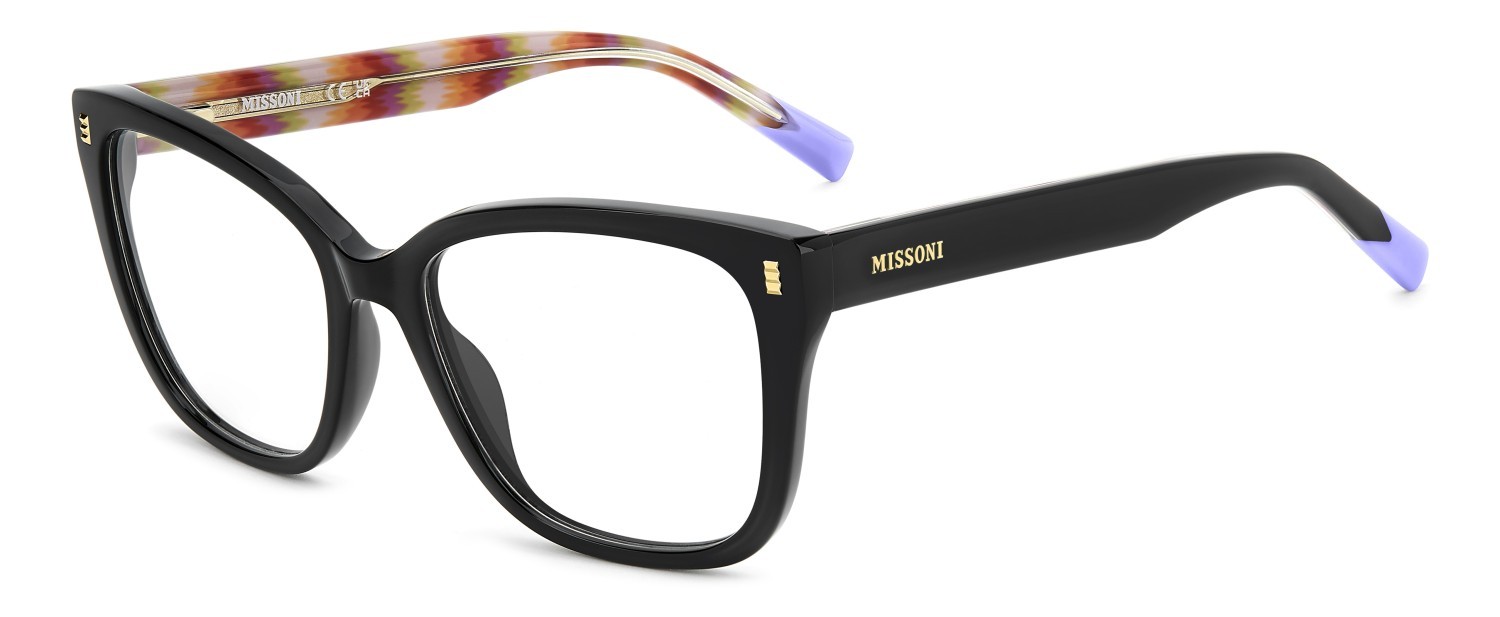 Occhiali da vista Missoni Mis 0259 110081 807 colore black forma quadrato 