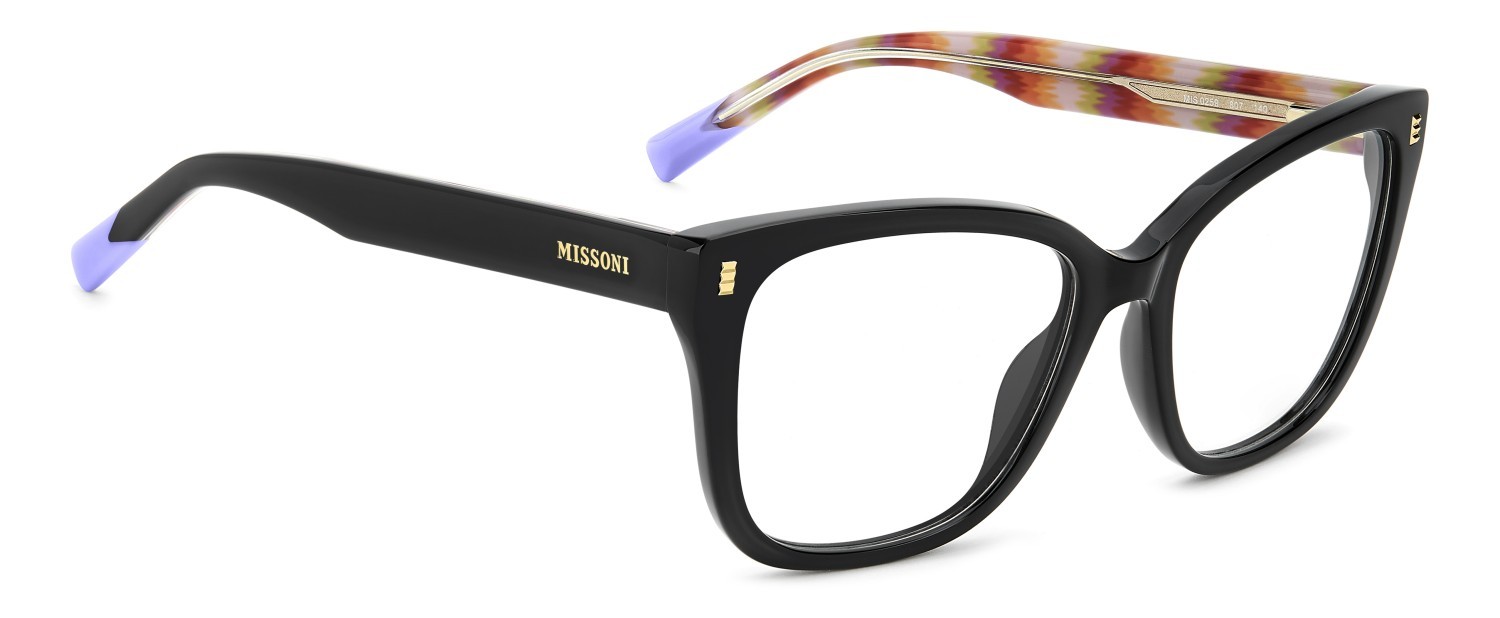 Occhiali da vista Missoni Mis 0259 110081 807 colore black forma quadrato 