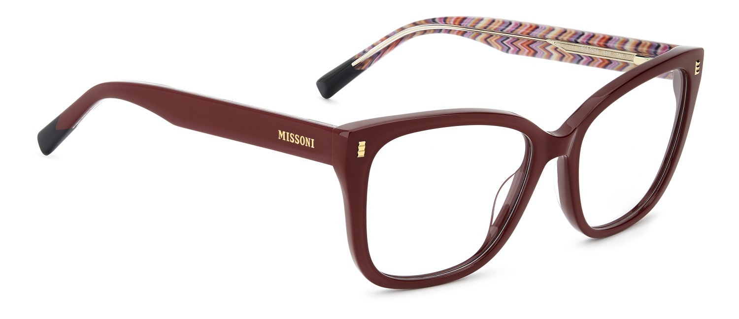Occhiali da vista Missoni Mis 0259 110081 LHF colore burgundy 2 forma quadrato 