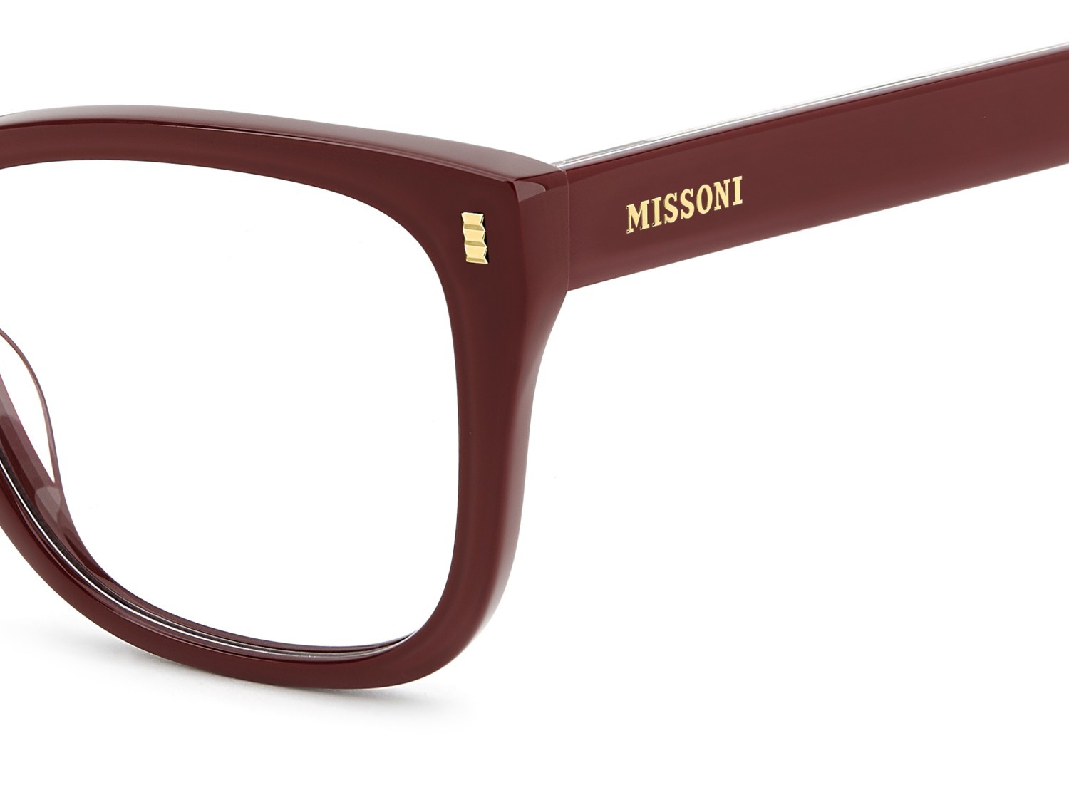 Occhiali da vista Missoni Mis 0259 110081 LHF colore burgundy 2 forma quadrato 