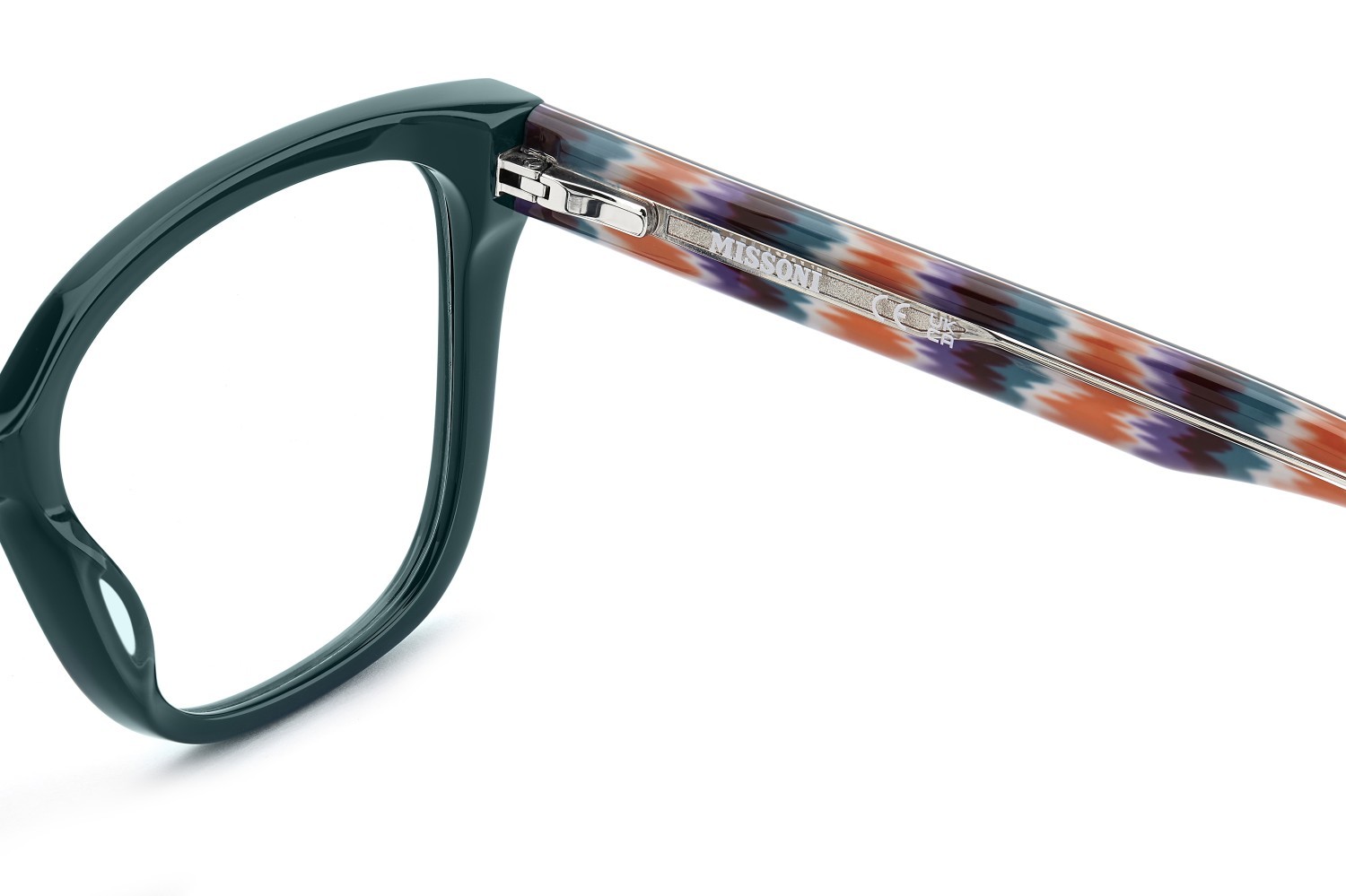 Occhiali da vista Missoni Mis 0259 110081 ZI9 colore teal forma quadrato 