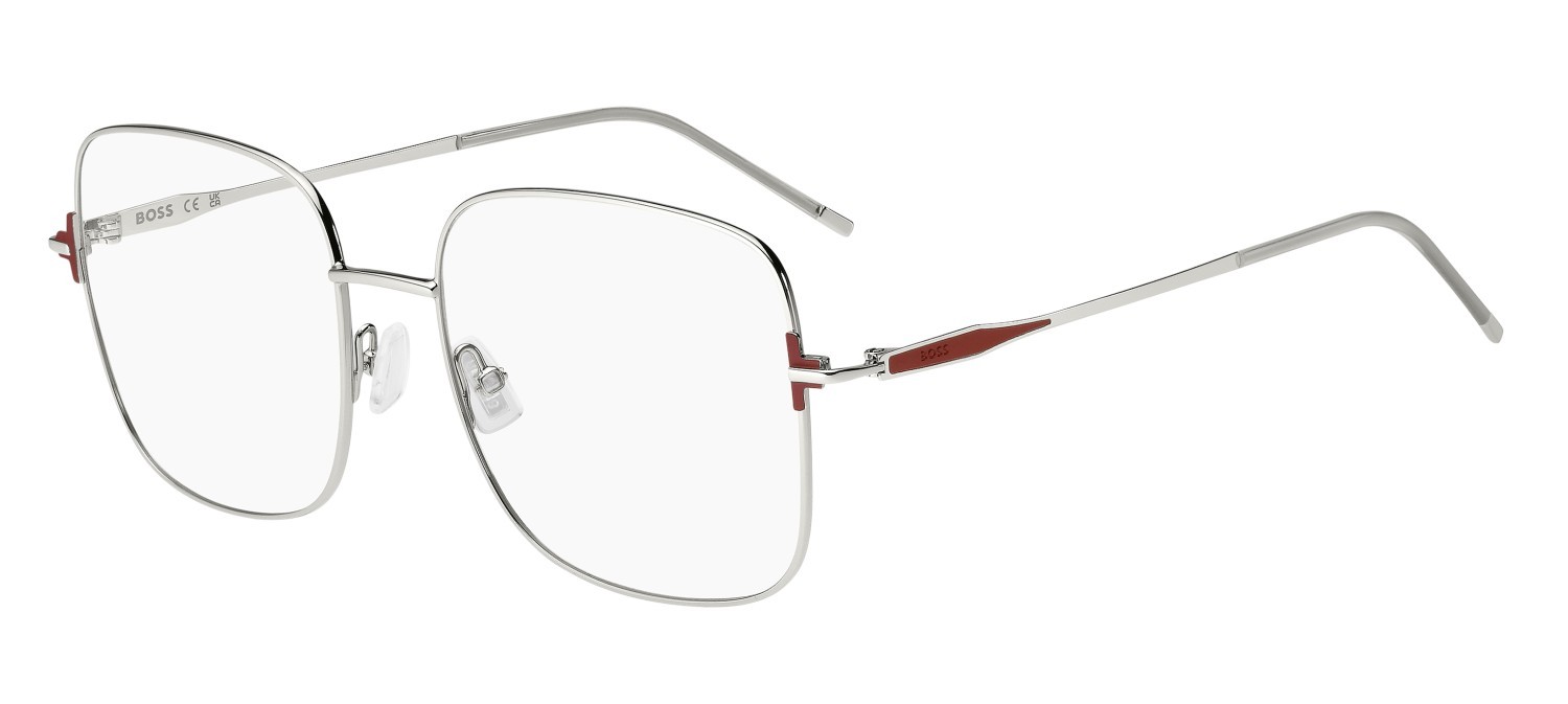 Occhiali da vista Hugo Boss 1866 110082 KWX colore palladium red forma quadrato 