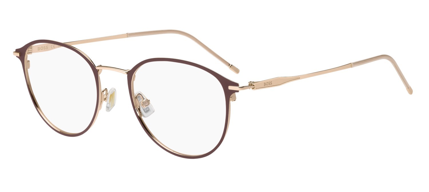 Eyeglasses Hugo Boss 1867 110083 Y11 color gold red shape pantos 