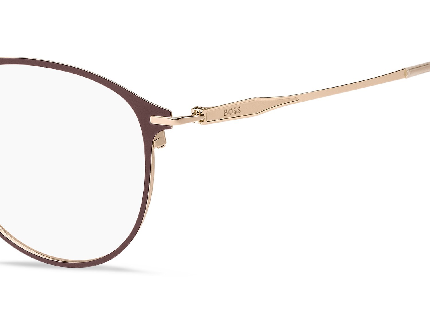 Eyeglasses Hugo Boss 1867 110083 Y11 color gold red shape pantos 