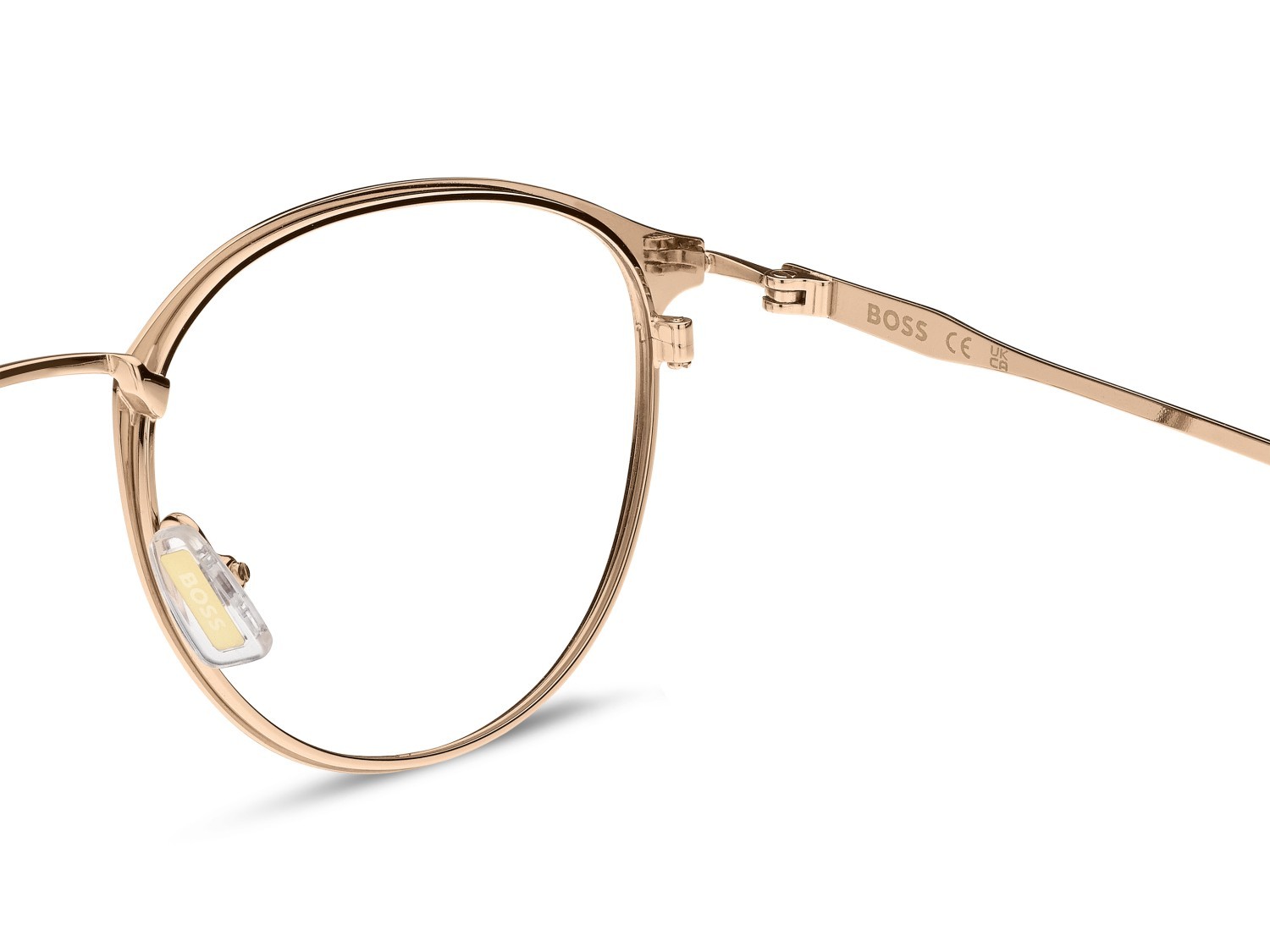 Eyeglasses Hugo Boss 1867 110083 Y11 color gold red shape pantos 