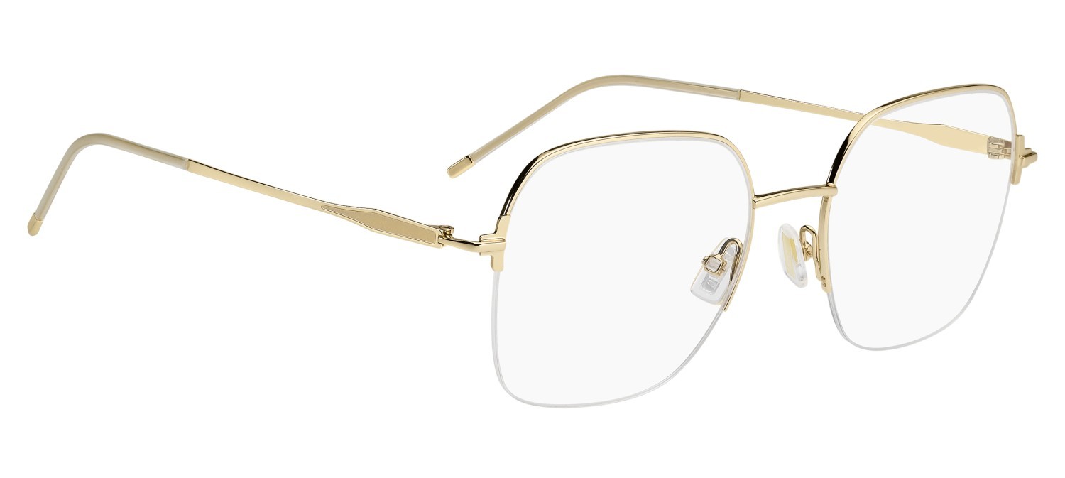 Eyeglasses Hugo Boss 1868 110084 000 color rose gold shape square 