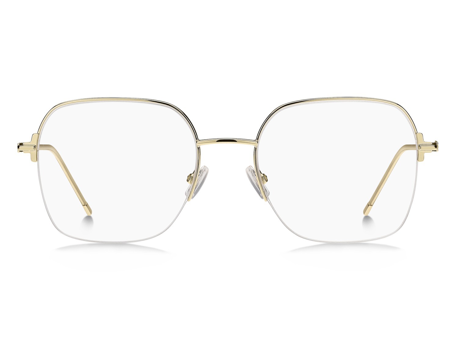 Eyeglasses Hugo Boss 1868 110084 000 color rose gold shape square 