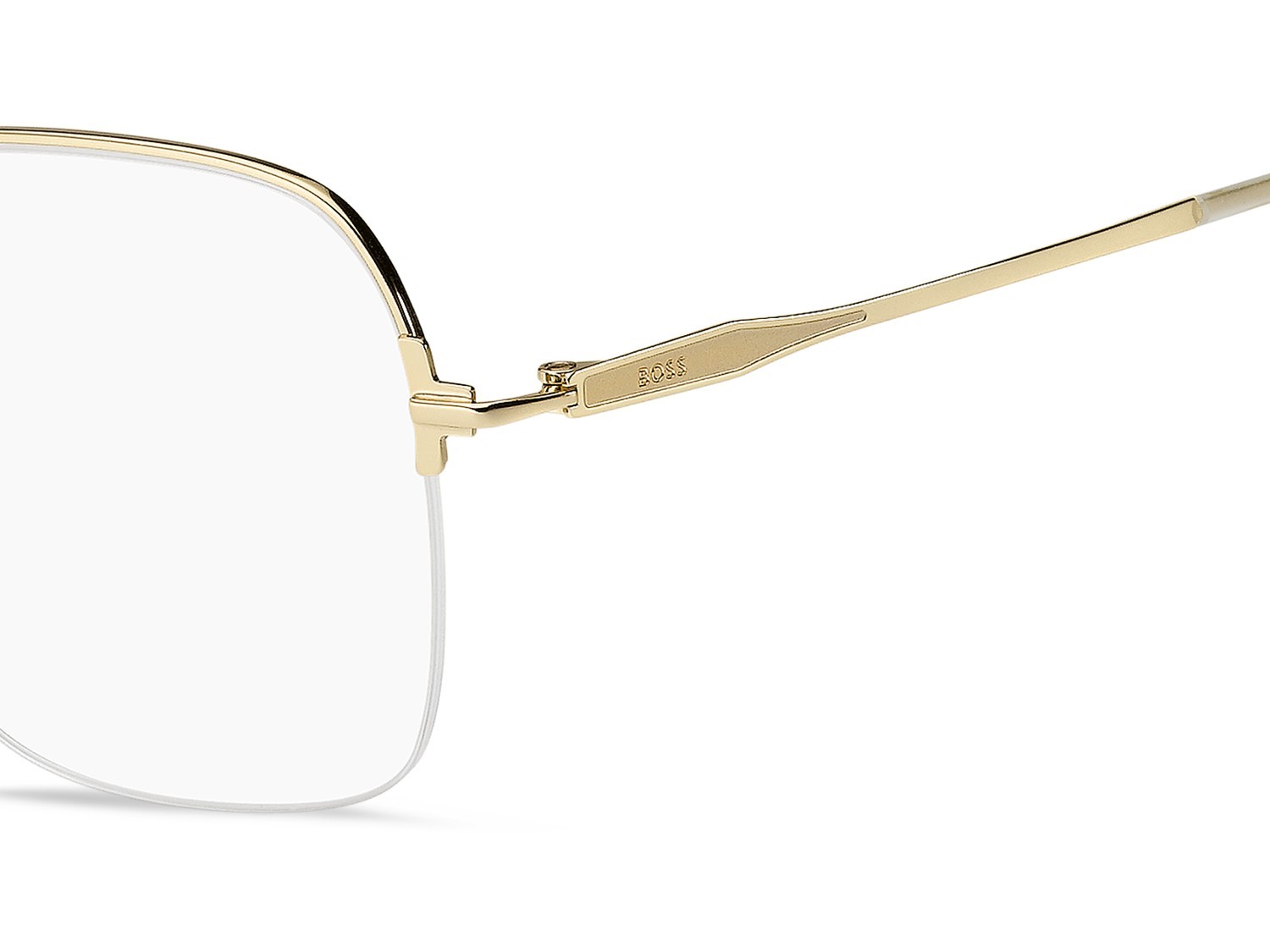 Eyeglasses Hugo Boss 1868 110084 000 color rose gold shape square 