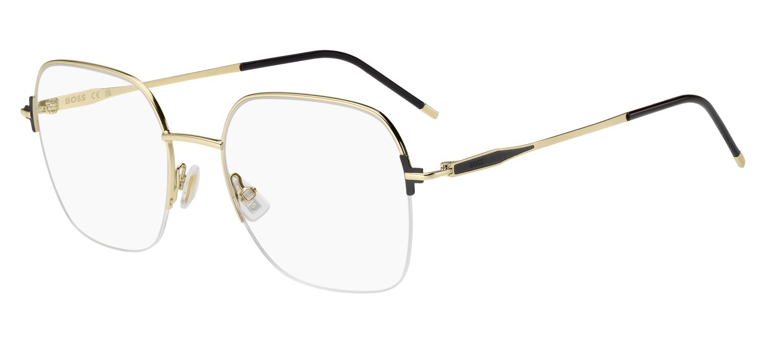 Occhiali da vista Hugo Boss 1868 110084 I46 colore matte black gold forma quadrato 