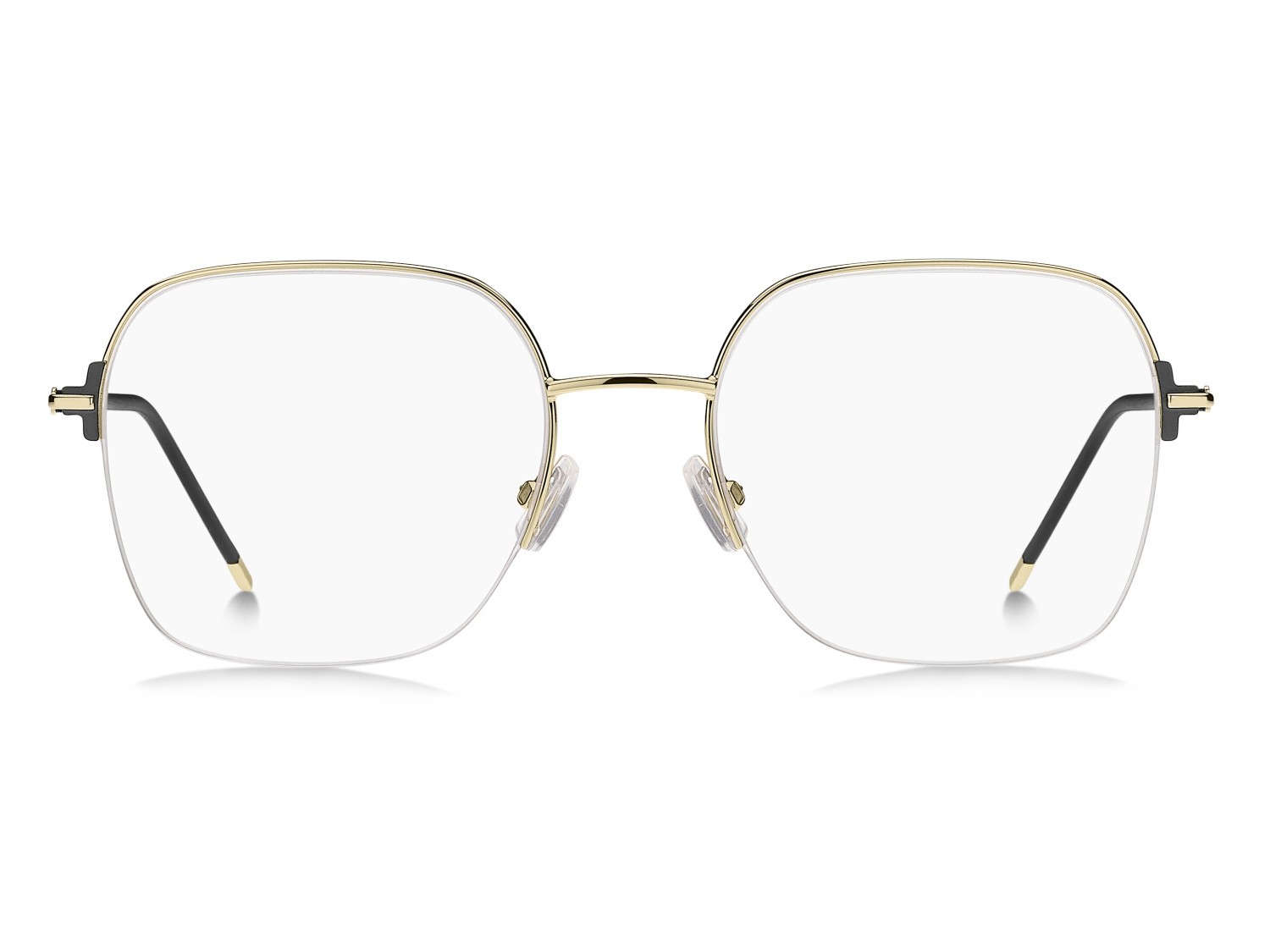 Occhiali da vista Hugo Boss 1868 110084 I46 colore matte black gold forma quadrato 