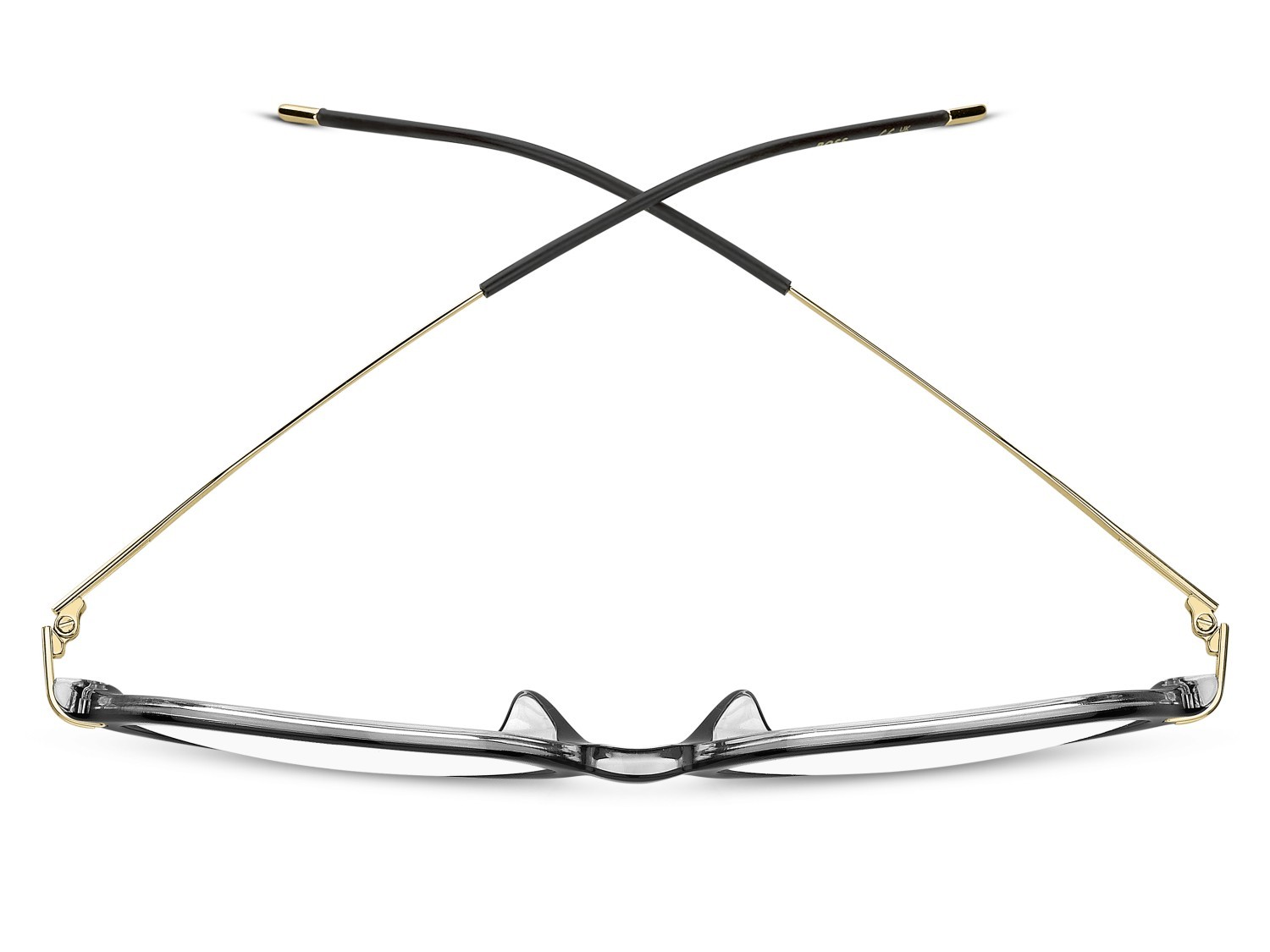 Eyeglasses Hugo Boss 1864/G 110086 7C5 color black crystal shape square 