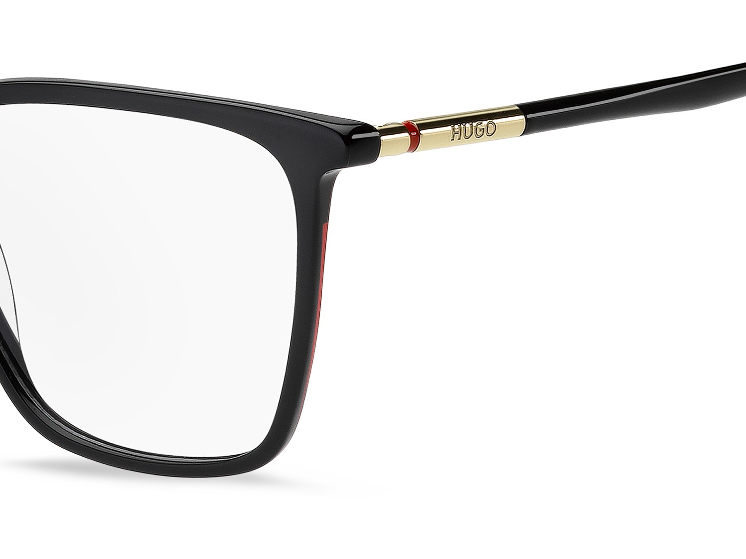 Eyeglasses Hugo Hg 1381 110090 807 color black shape square 
