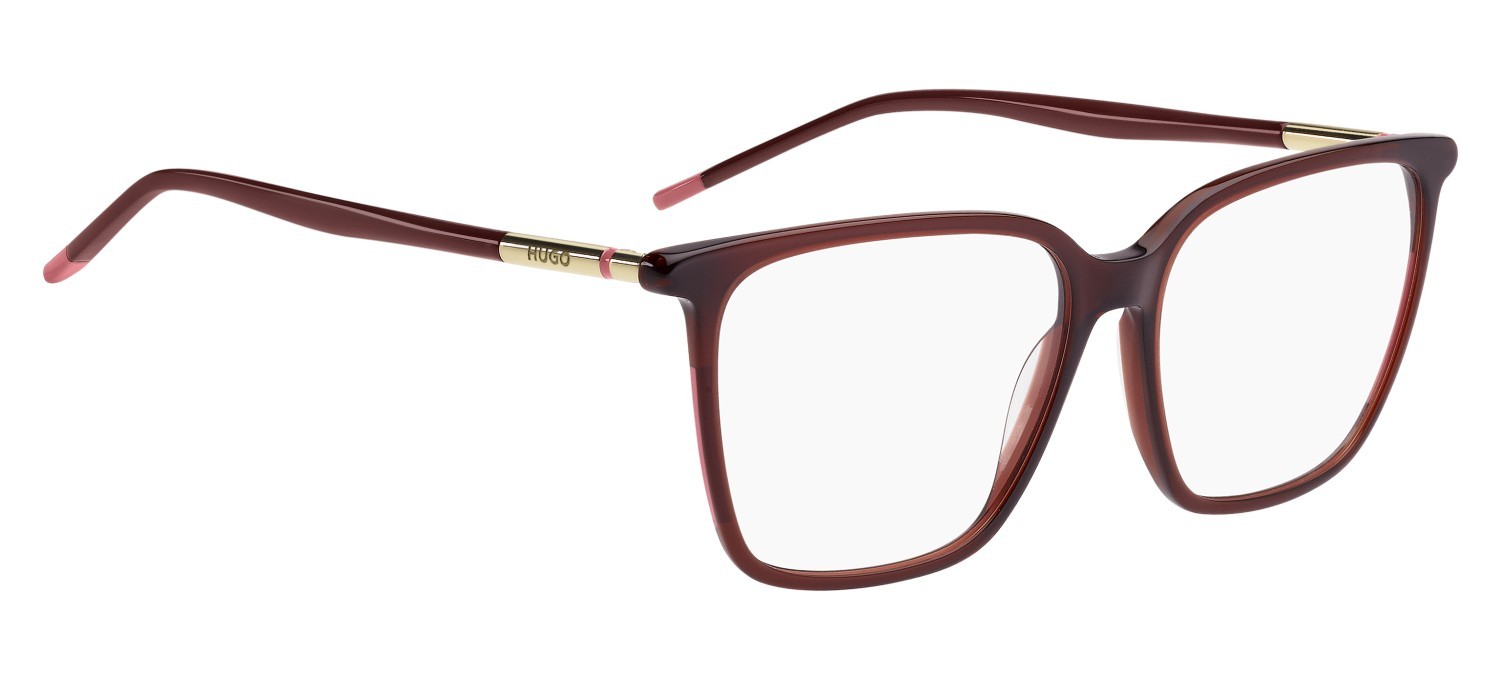 Eyeglasses Hugo Hg 1381 110090 LHF color burgundy 2 shape square 