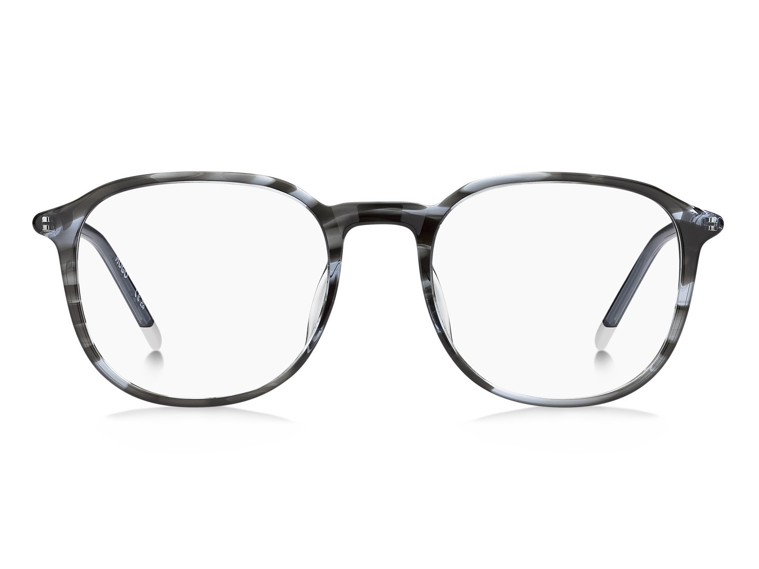 Eyeglasses Hugo Hg 1378/G 110091 3RA color grey striped blue shape rectangle 