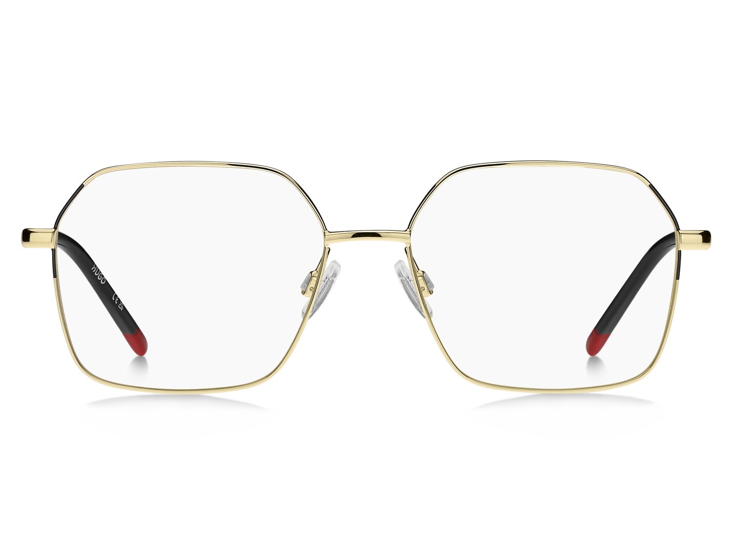 Eyeglasses Hugo Hg 1382 110095 RHL color gold black 2 shape rectangle 