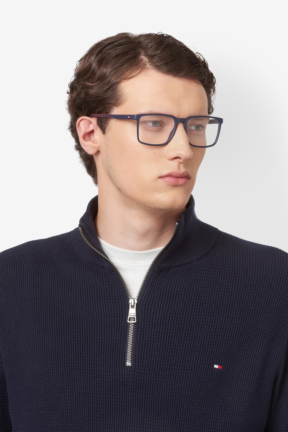 Eyeglasses Tommy Hilfiger Th 2282 110101 8RU color blue red shape rectangle 