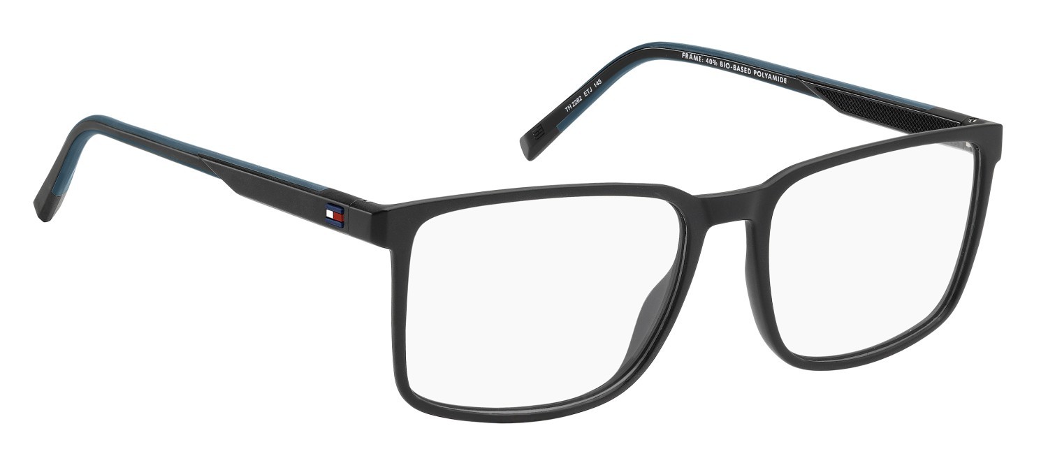 Occhiali da vista Tommy Hilfiger Th 2282 110101 ETJ colore black teal forma rettangolare 