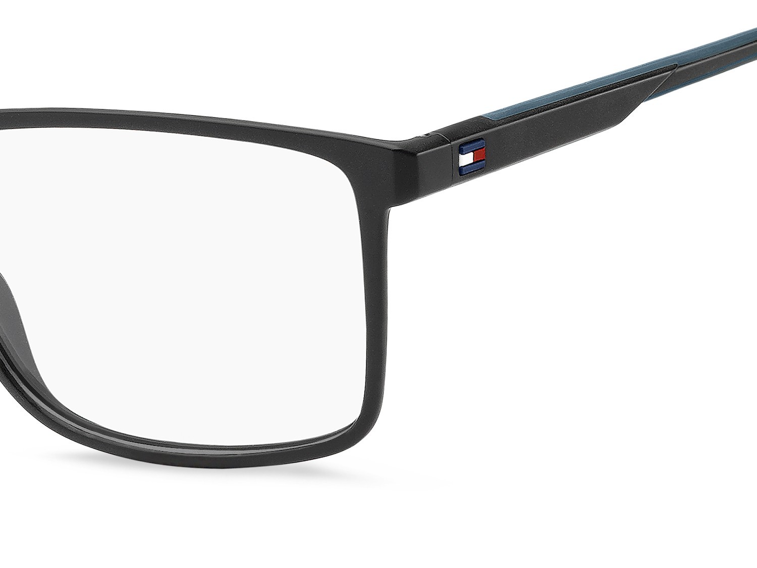 Occhiali da vista Tommy Hilfiger Th 2282 110101 ETJ colore black teal forma rettangolare 
