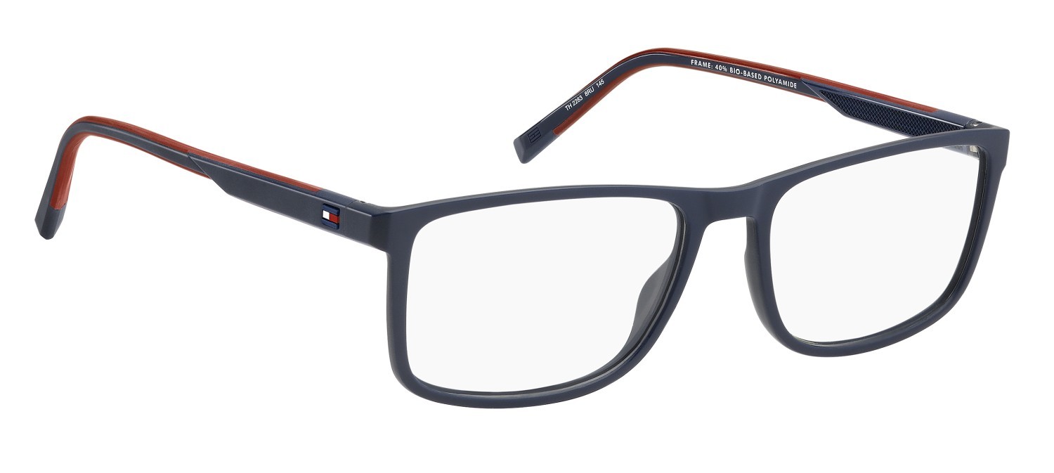 Eyeglasses Tommy Hilfiger Th 2283 110102 8RU color blue red shape rectangle 