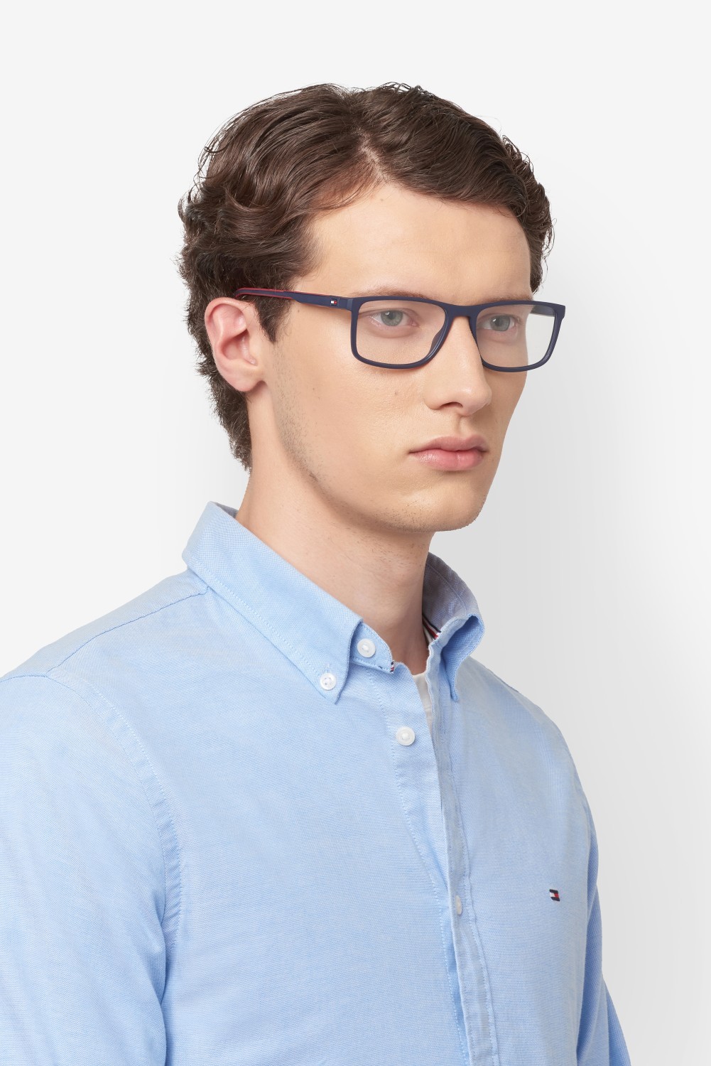 Eyeglasses Tommy Hilfiger Th 2283 110102 8RU color blue red shape rectangle 