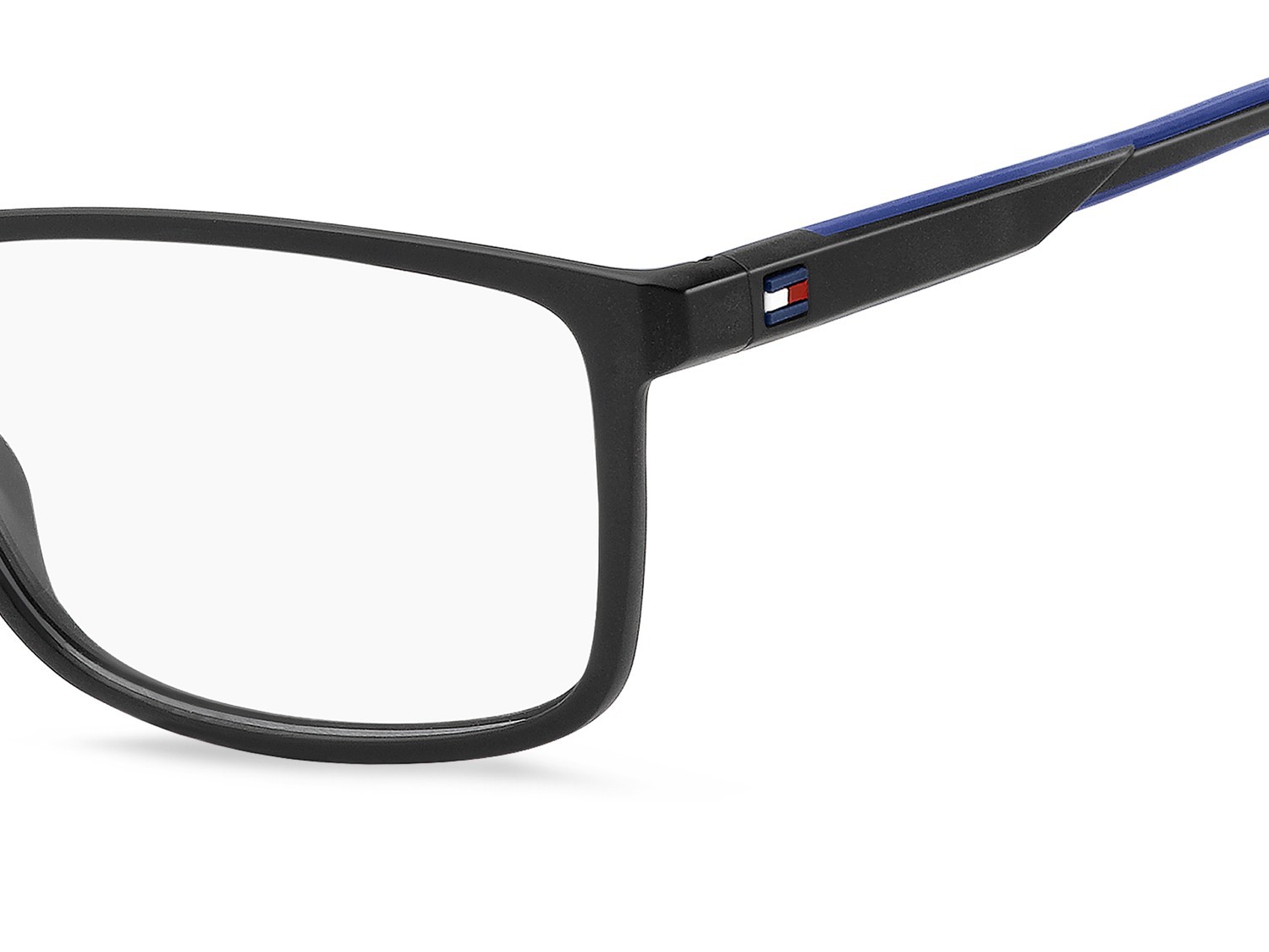 Eyeglasses Tommy Hilfiger Th 2283 110102 D51 color black blue shape rectangle 