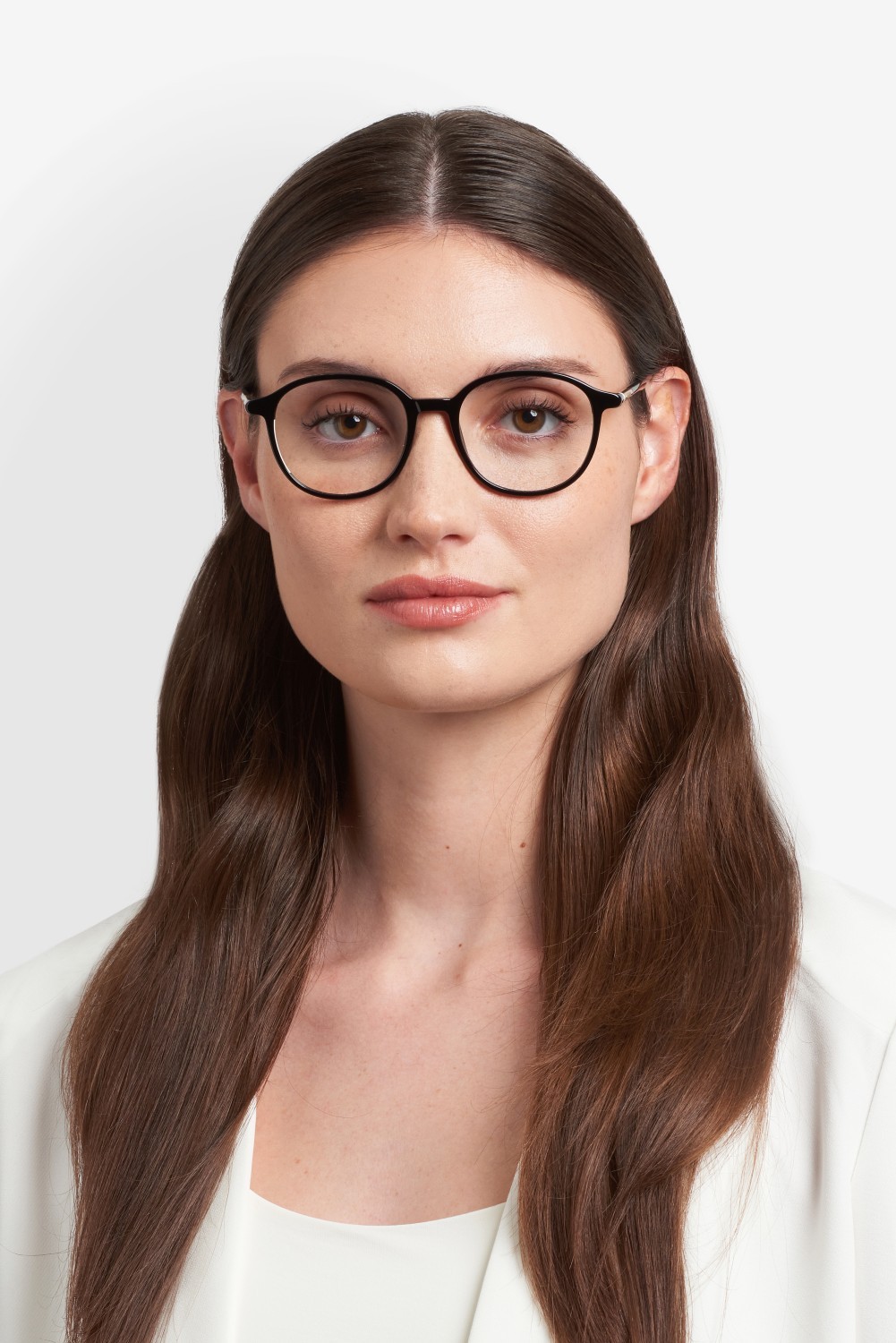 Eyeglasses Hugo Hg 1380 110105 807 color black shape round 