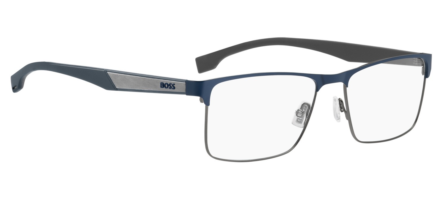 Eyeglasses Hugo Boss 1829 110109 FLL color matte blue shape square 