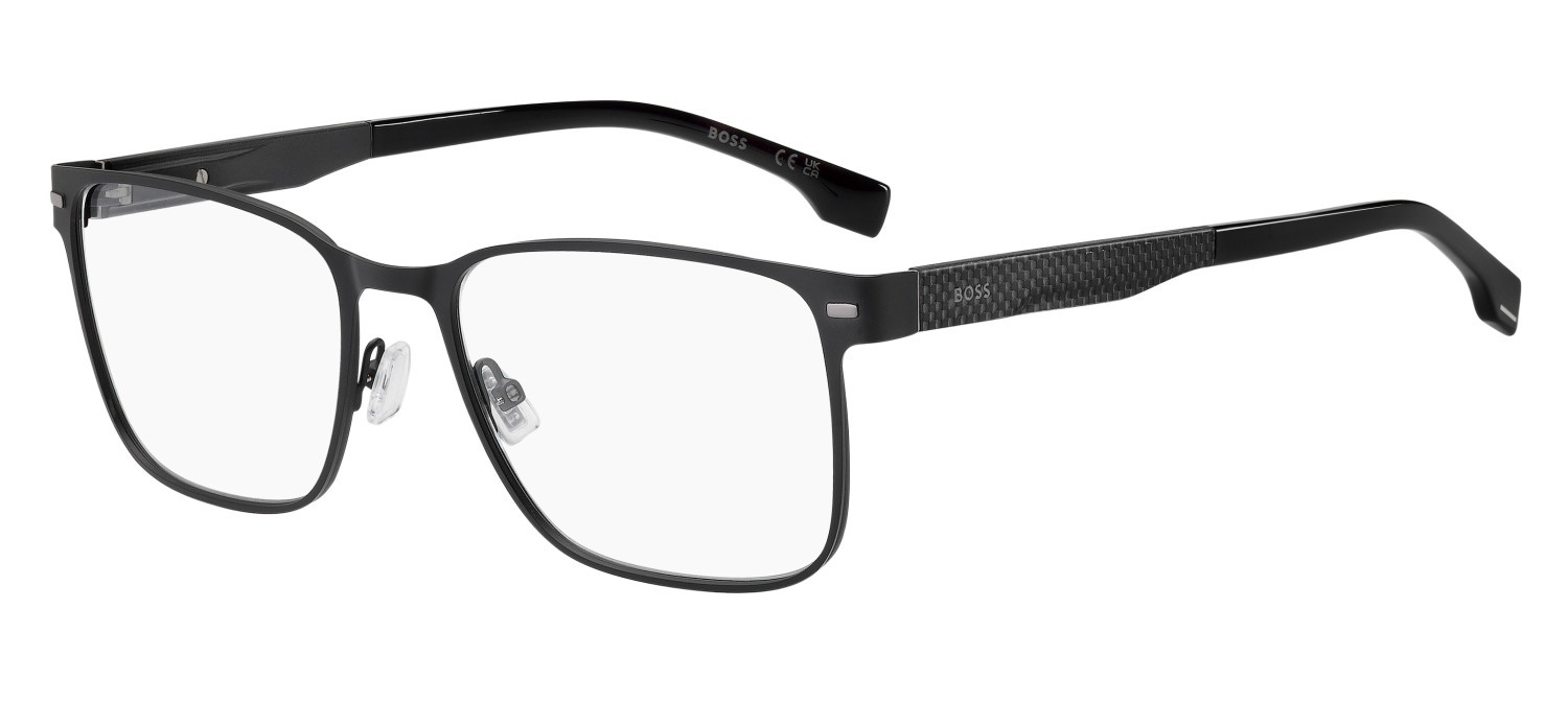 Eyeglasses Hugo Boss 1842 110112 003 color matte black shape rectangle 