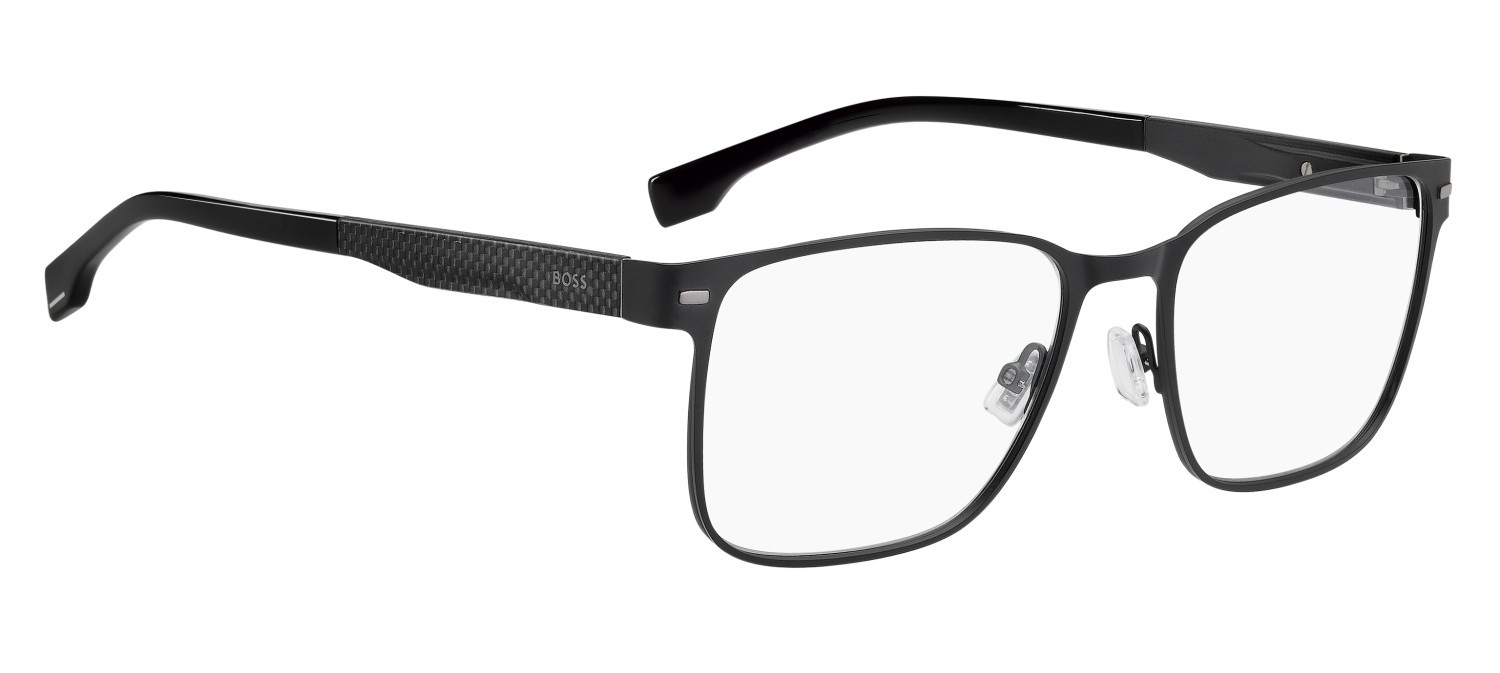 Eyeglasses Hugo Boss 1842 110112 003 color matte black shape rectangle 