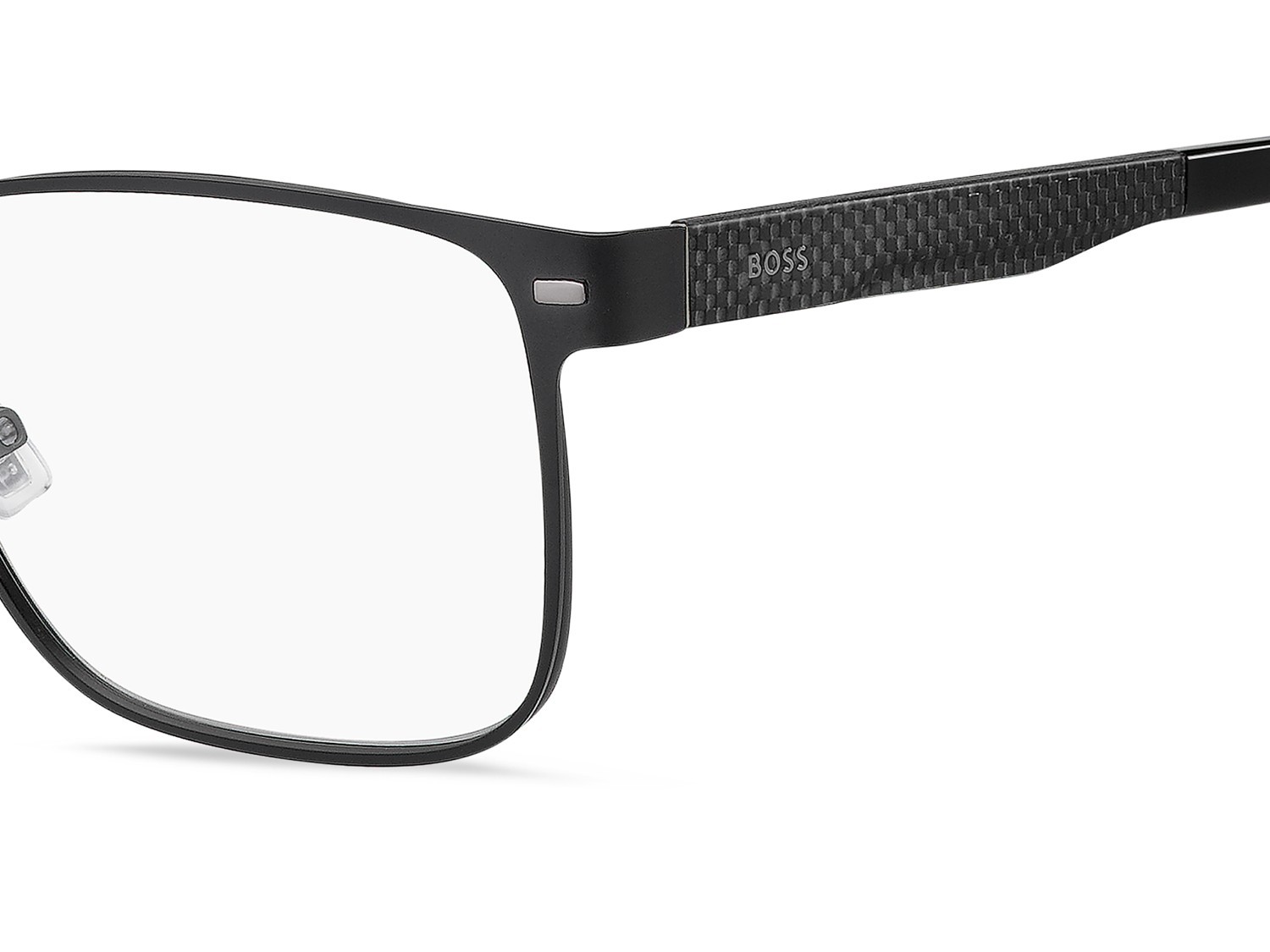 Eyeglasses Hugo Boss 1842 110112 003 color matte black shape rectangle 