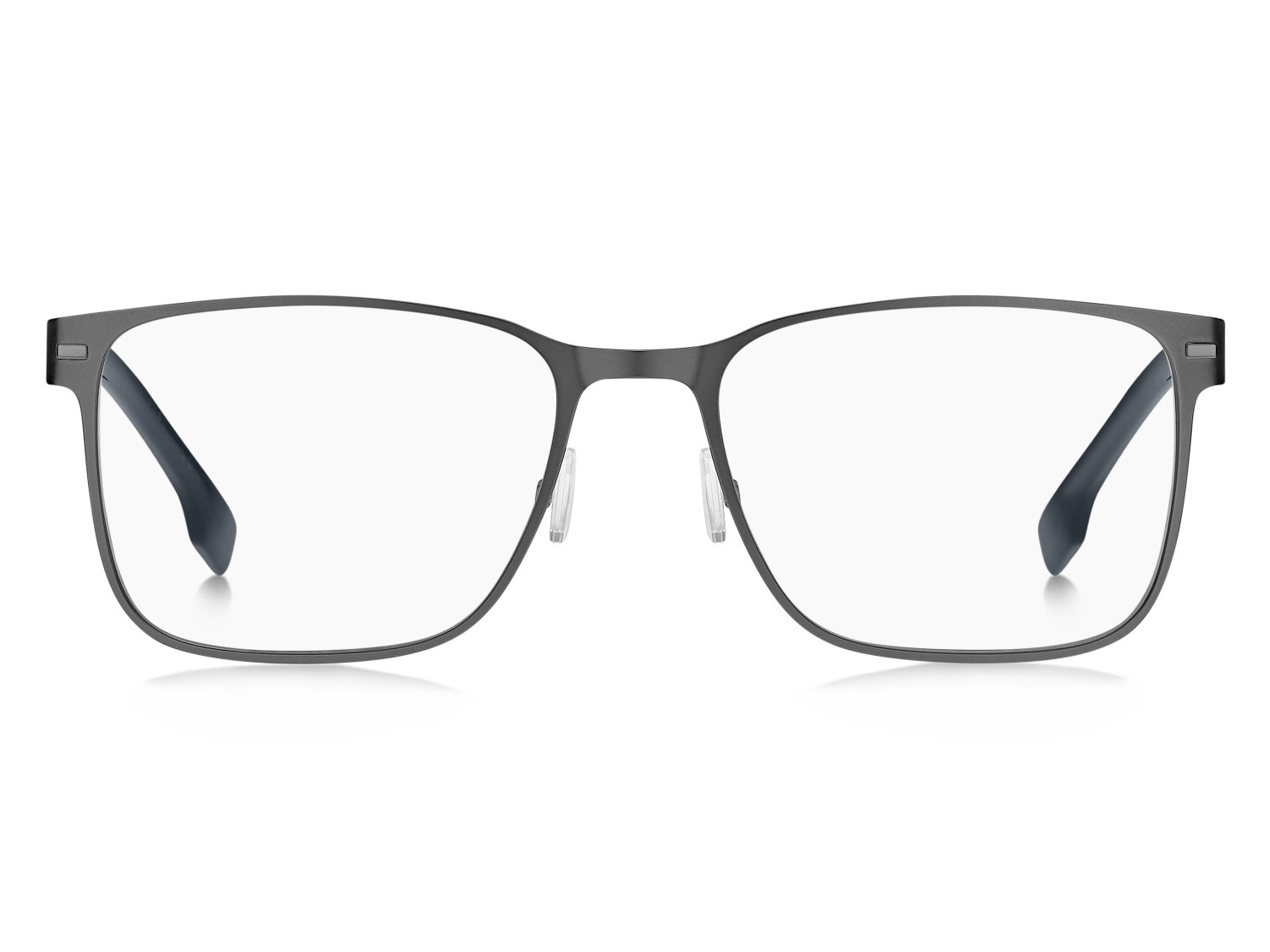 Eyeglasses Hugo Boss 1842 110112 R80 color matte dark ruthenium shape rectangle 