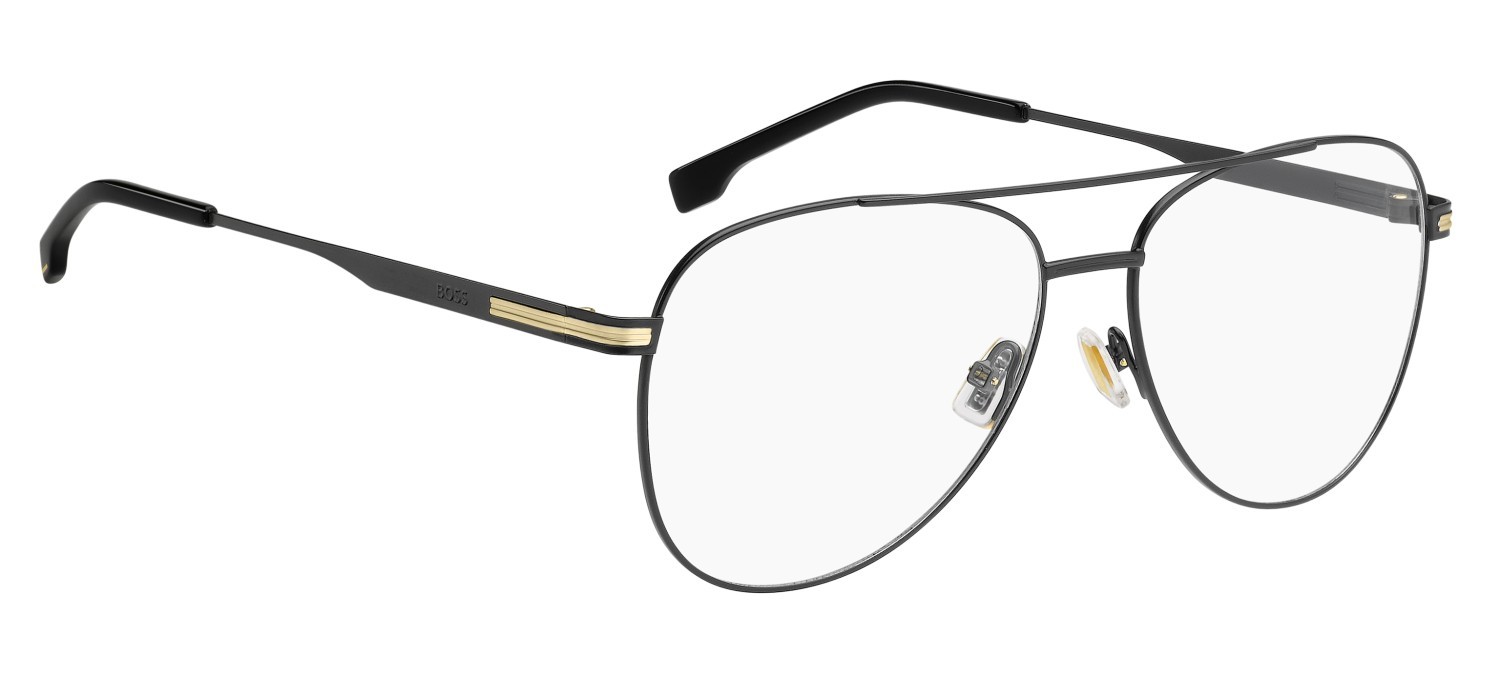 Eyeglasses Hugo Boss 1852 110115 003 color matte black shape aviator 