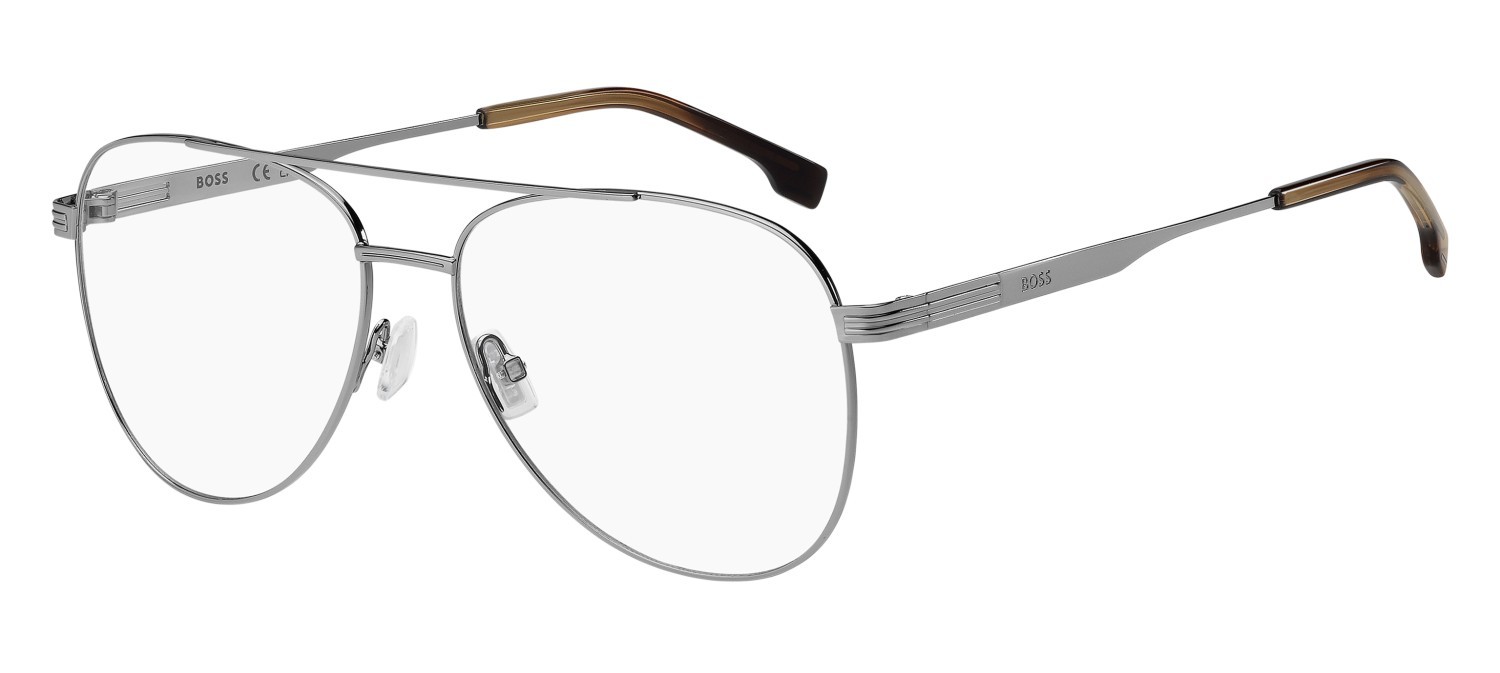 Eyeglasses Hugo Boss 1852 110115 6LB color ruthenium shape aviator 