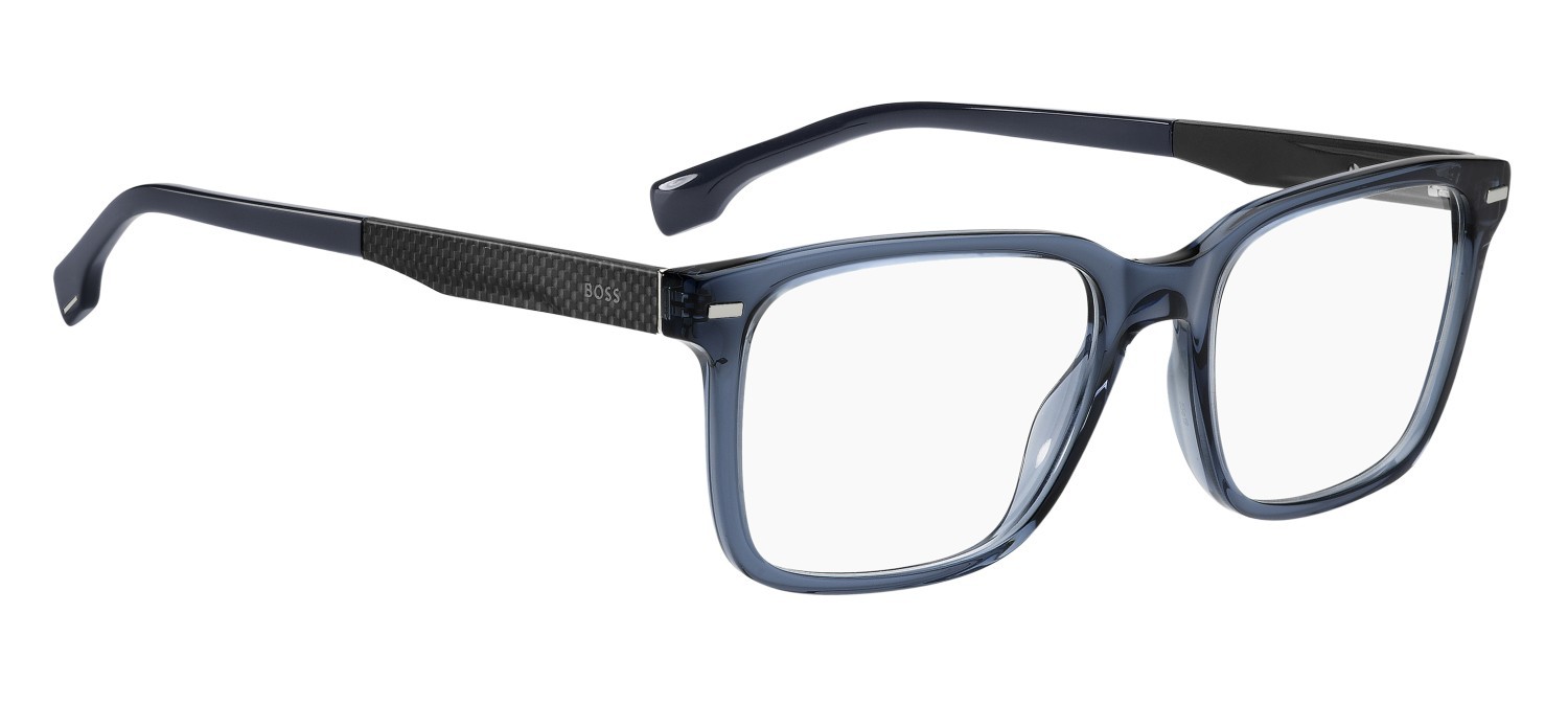 Eyeglasses Hugo Boss 1841 110119 PJP color blue shape rectangle 