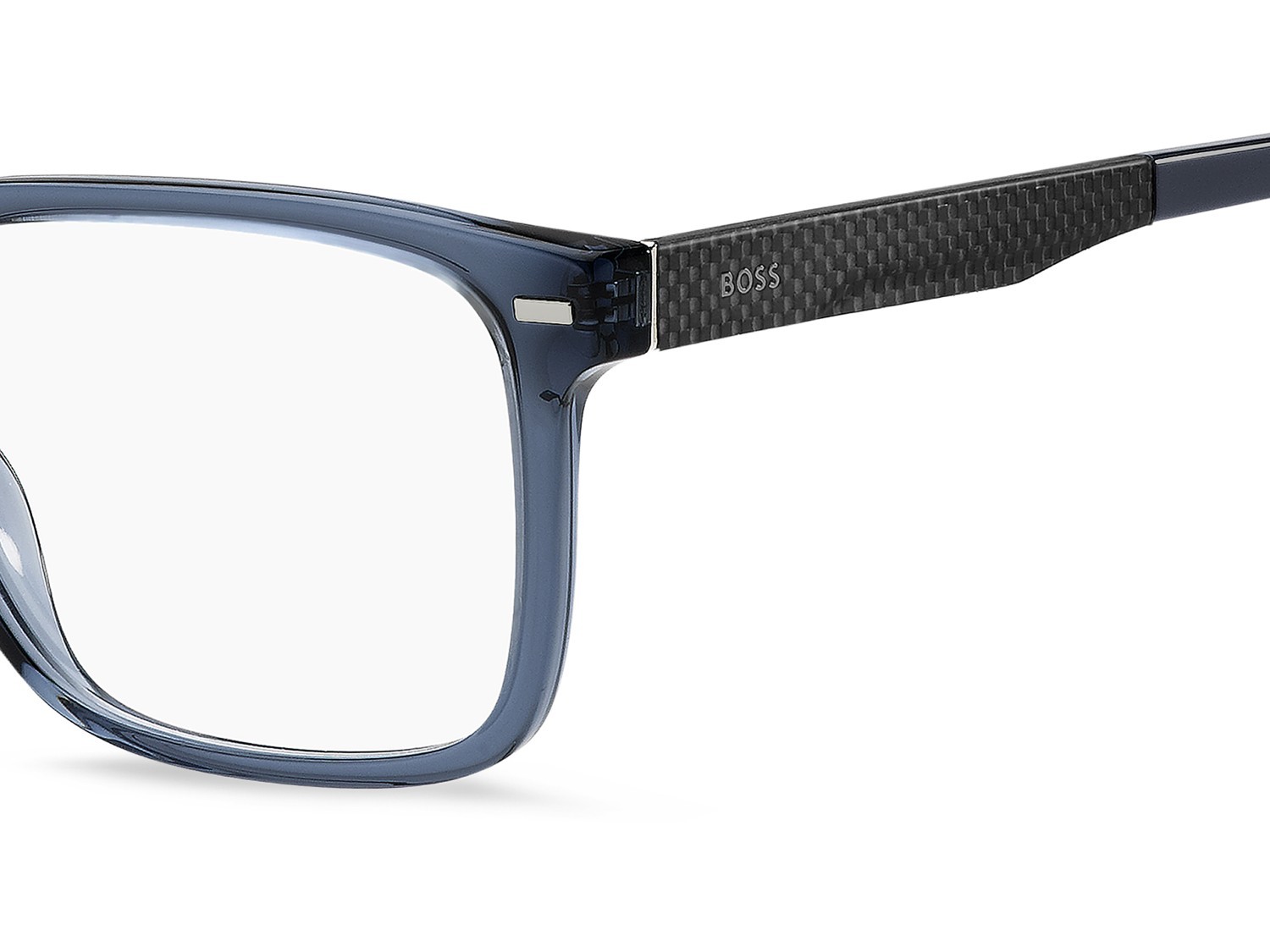 Eyeglasses Hugo Boss 1841 110119 PJP color blue shape rectangle 