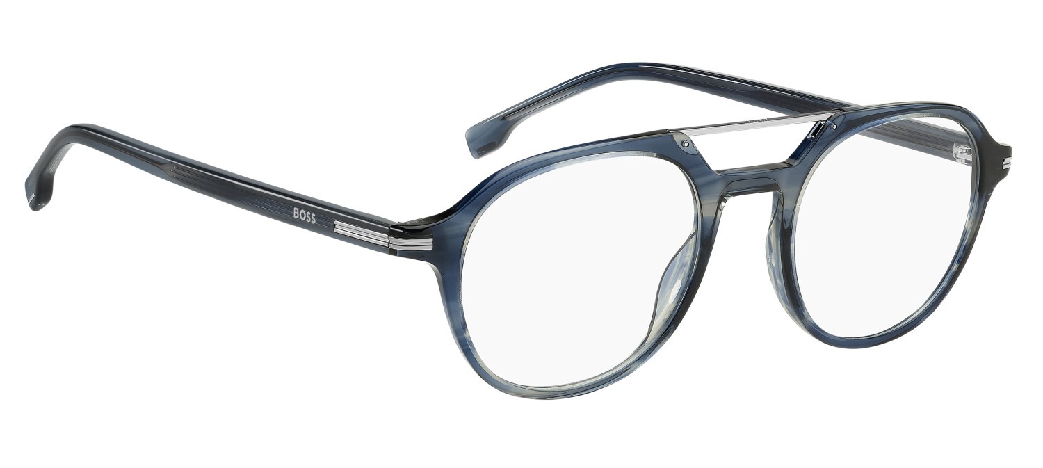Occhiali da vista Hugo Boss 1849 110122 2W8 colore grey horn forma rotondo 