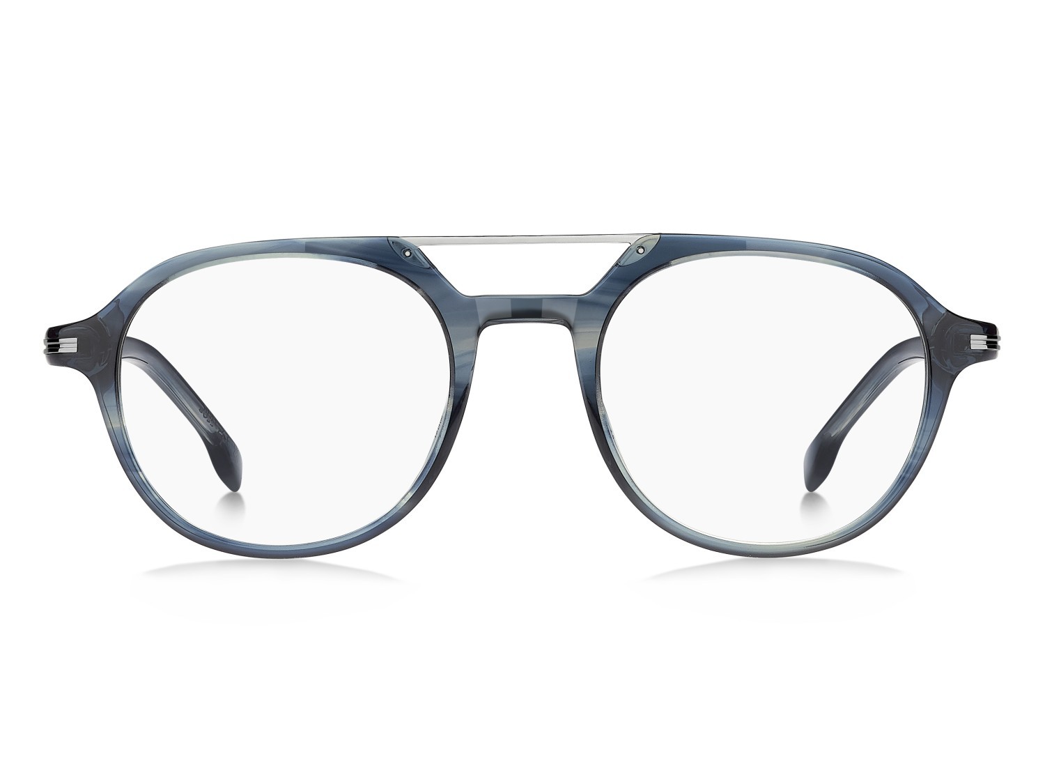 Occhiali da vista Hugo Boss 1849 110122 2W8 colore grey horn forma rotondo 