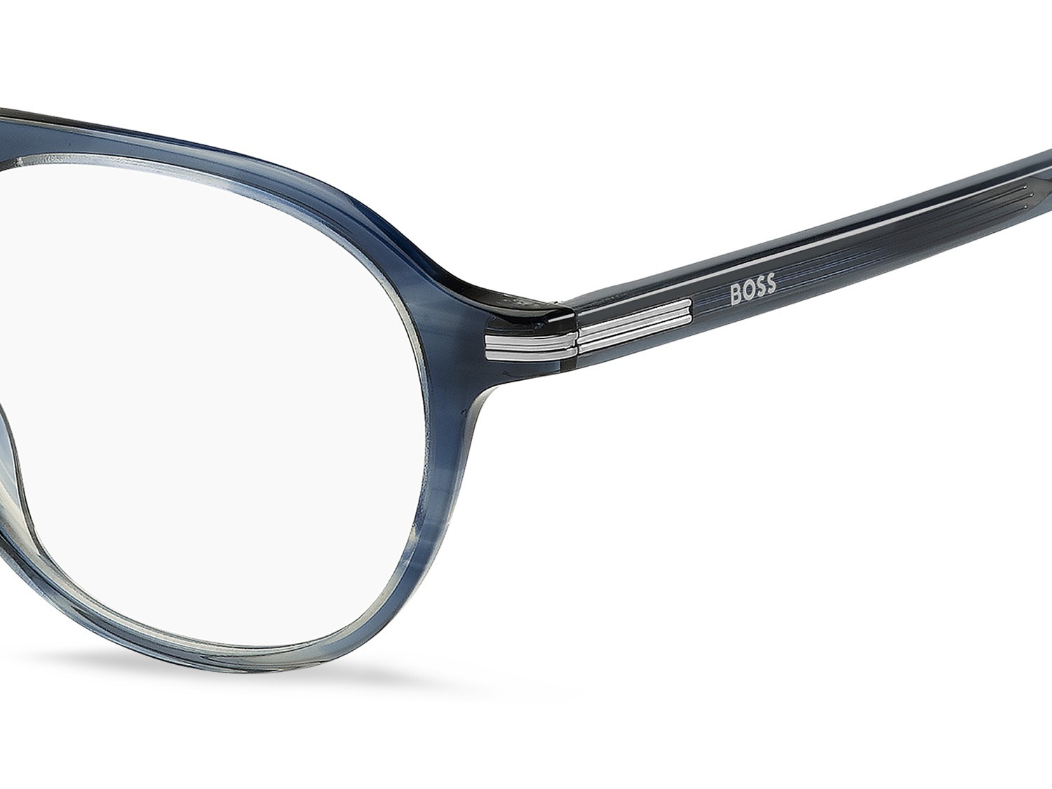 Occhiali da vista Hugo Boss 1849 110122 2W8 colore grey horn forma rotondo 