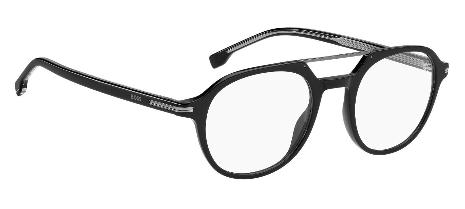 Eyeglasses Hugo Boss 1849 110122 807 color black shape round 