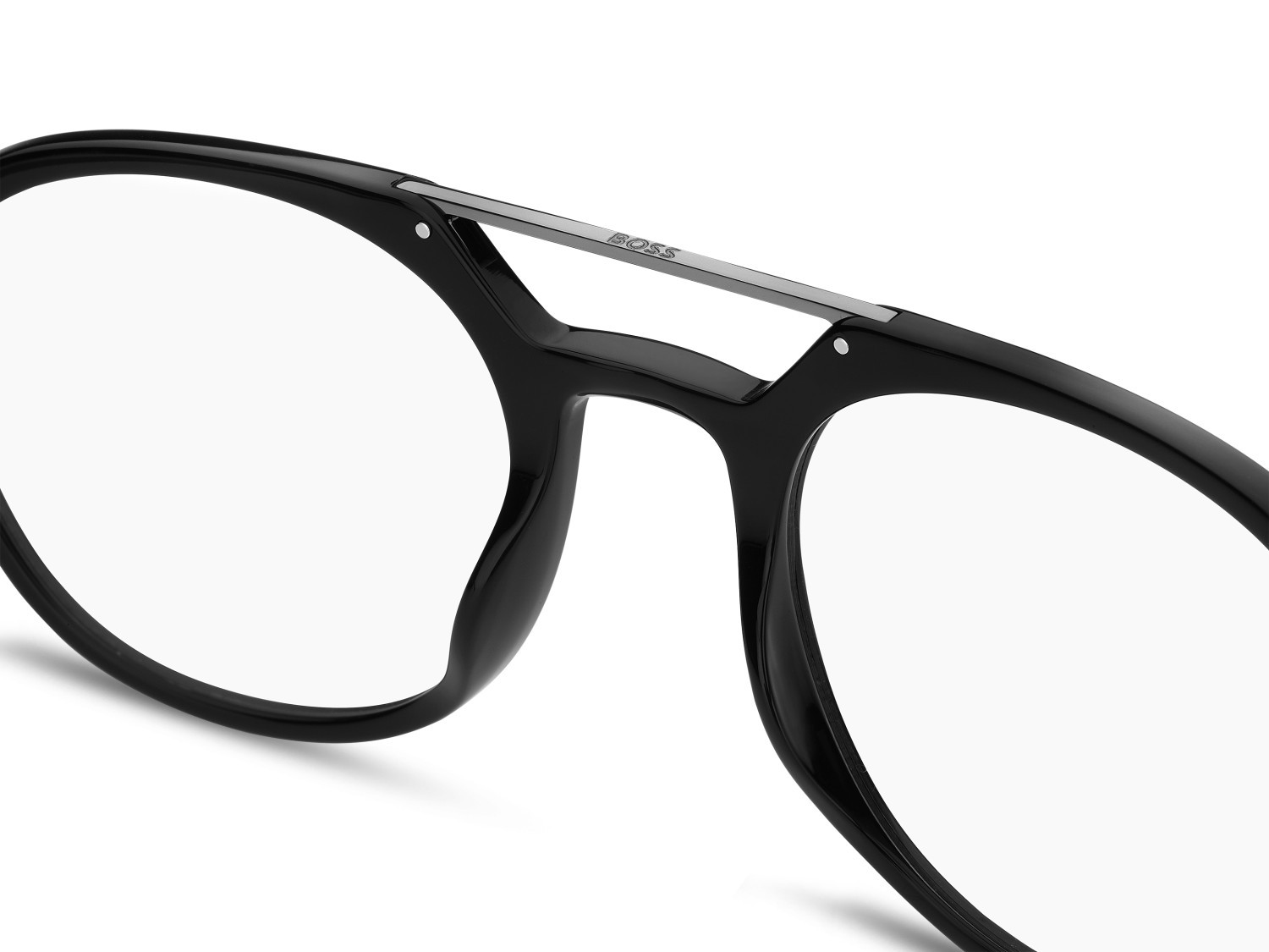 Eyeglasses Hugo Boss 1849 110122 807 color black shape round 