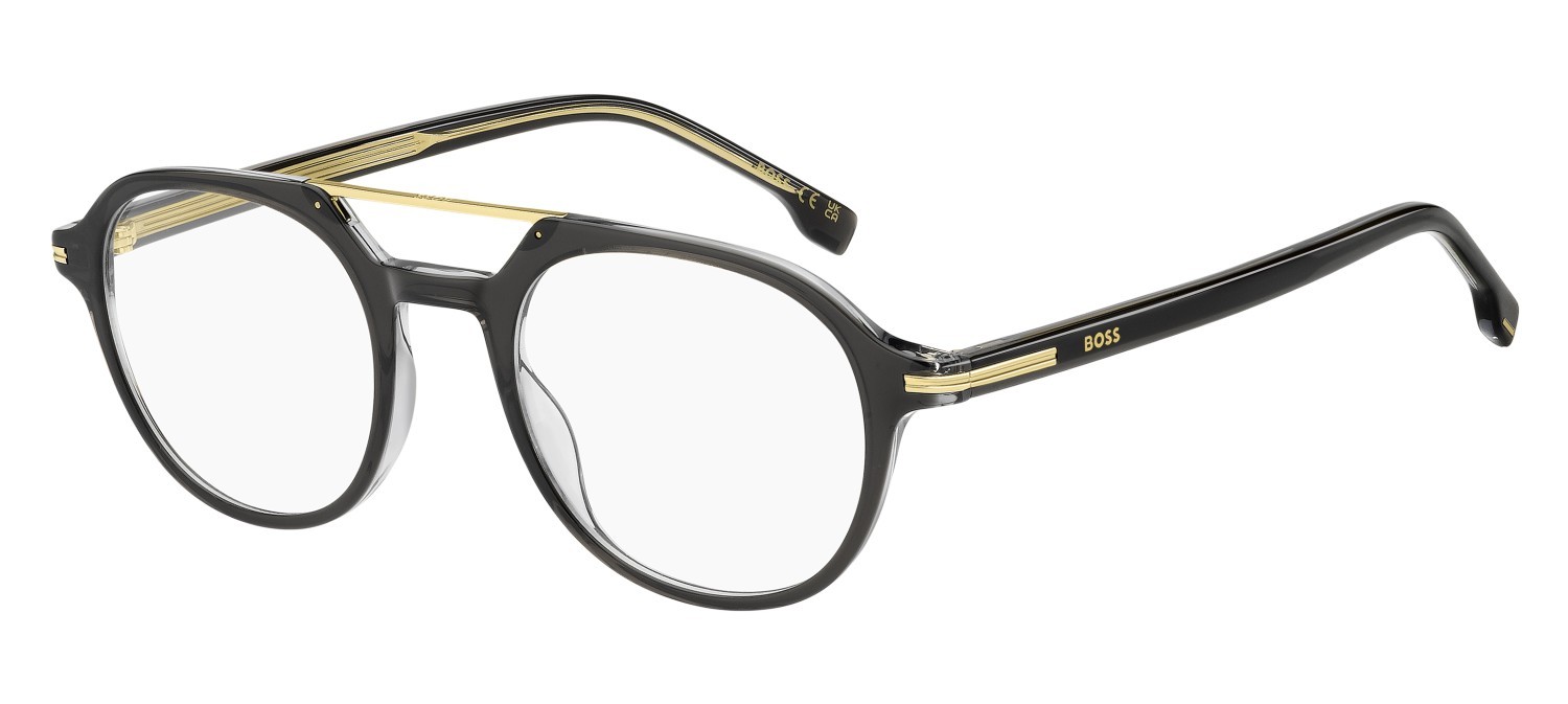 Eyeglasses Hugo Boss 1849 110122 KB7 color grey shape round 