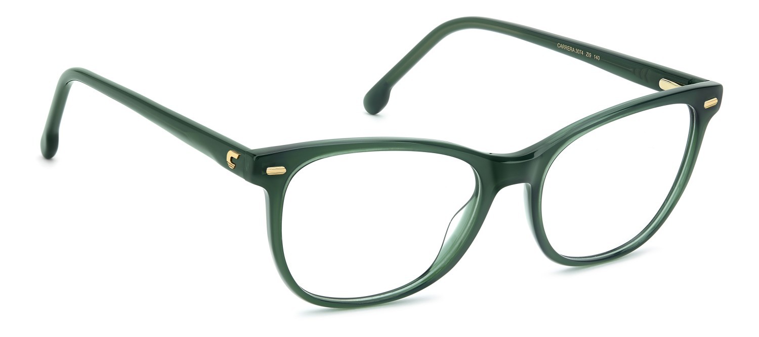 Brillen Carrera 3074 110125 ZI9 farbe teal form rechteckig 