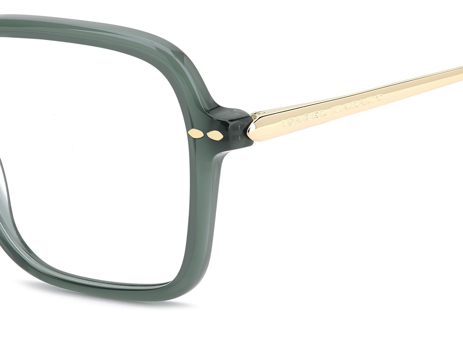 Eyeglasses Isabel Marant Im 0230 110141 5F6 color teal gold shape square 