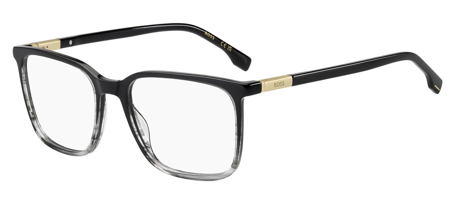 Eyeglasses Hugo Boss 1833 110147 2W8 color grey horn shape square 