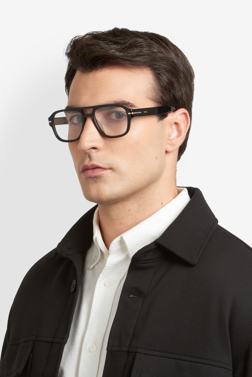 Eyeglasses Hugo Boss 1854/G 110148 807 color black shape round 