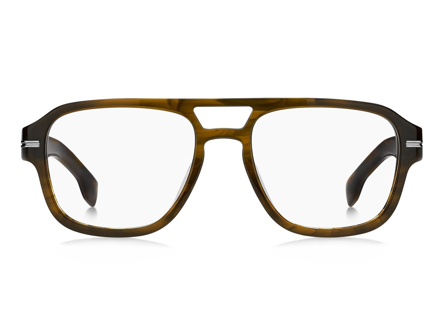 Occhiali da vista Hugo Boss 1854/G 110148 EX4 colore brown horn forma rotondo 